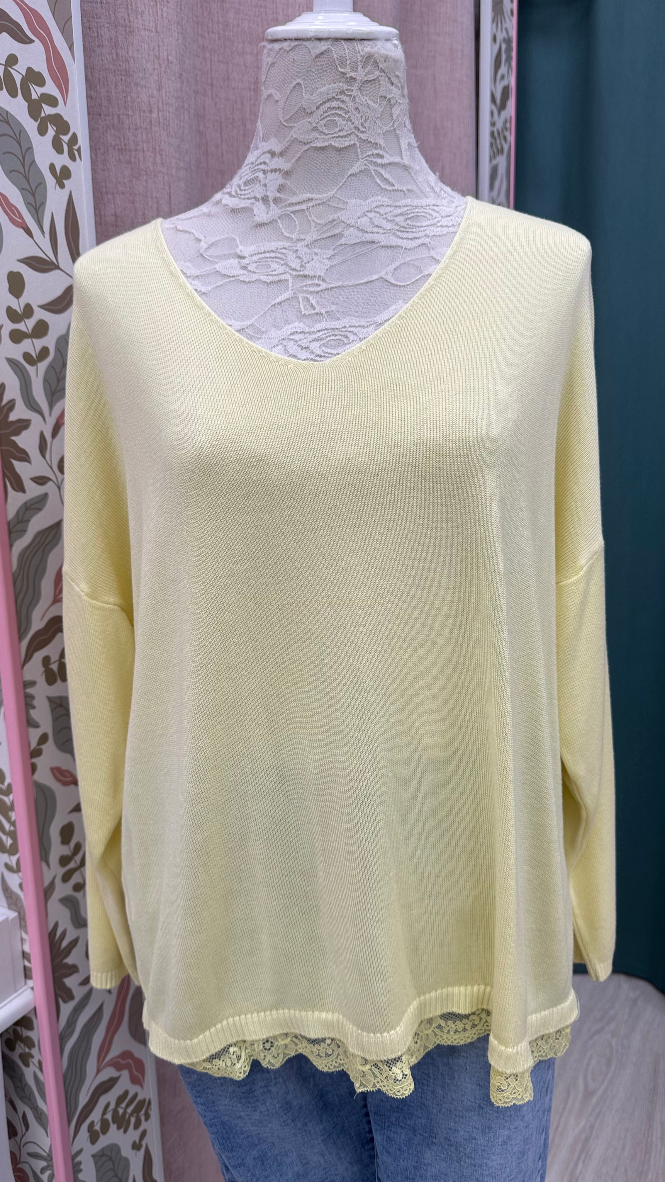 JERSEY HILO PICO ENCAJE BAJO