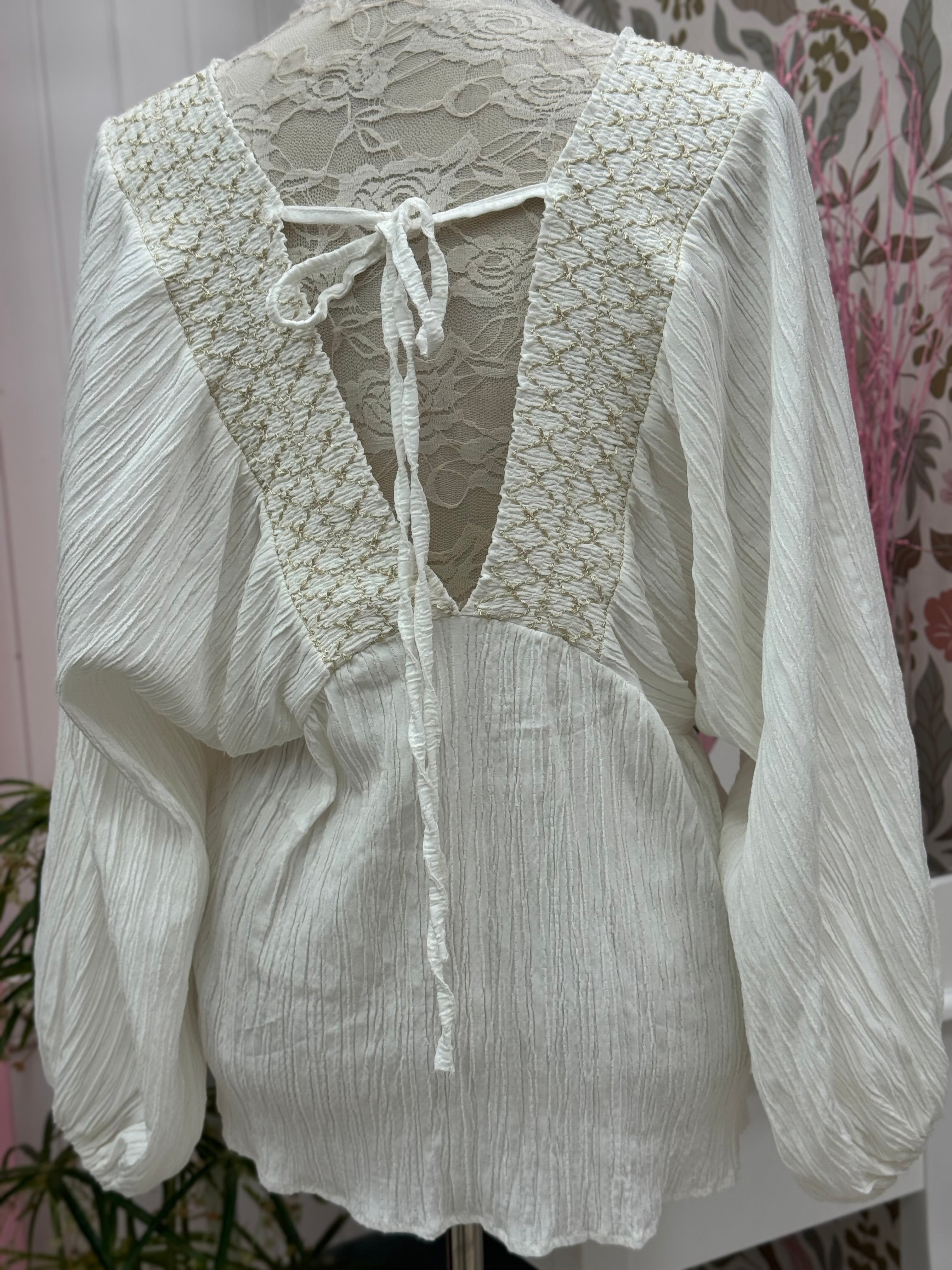 BLUSA PICO NIDO ABEJA