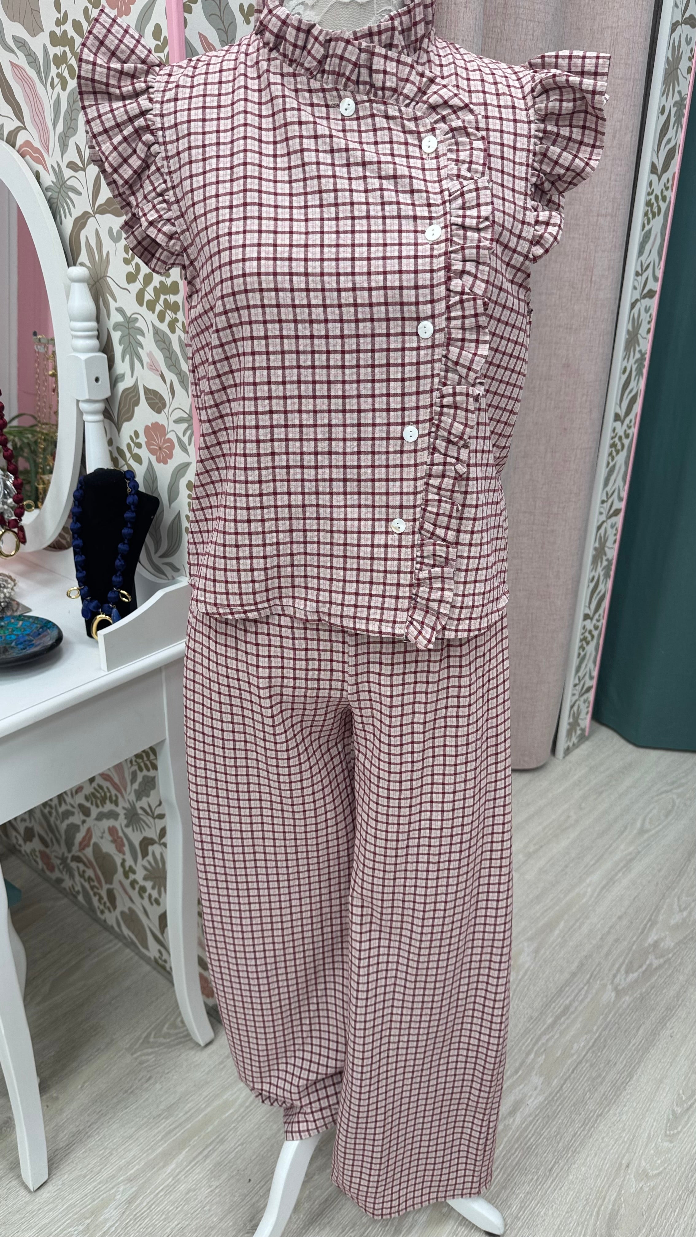 CONJUNTO DE 2 PIEZAS CUADRITOS
