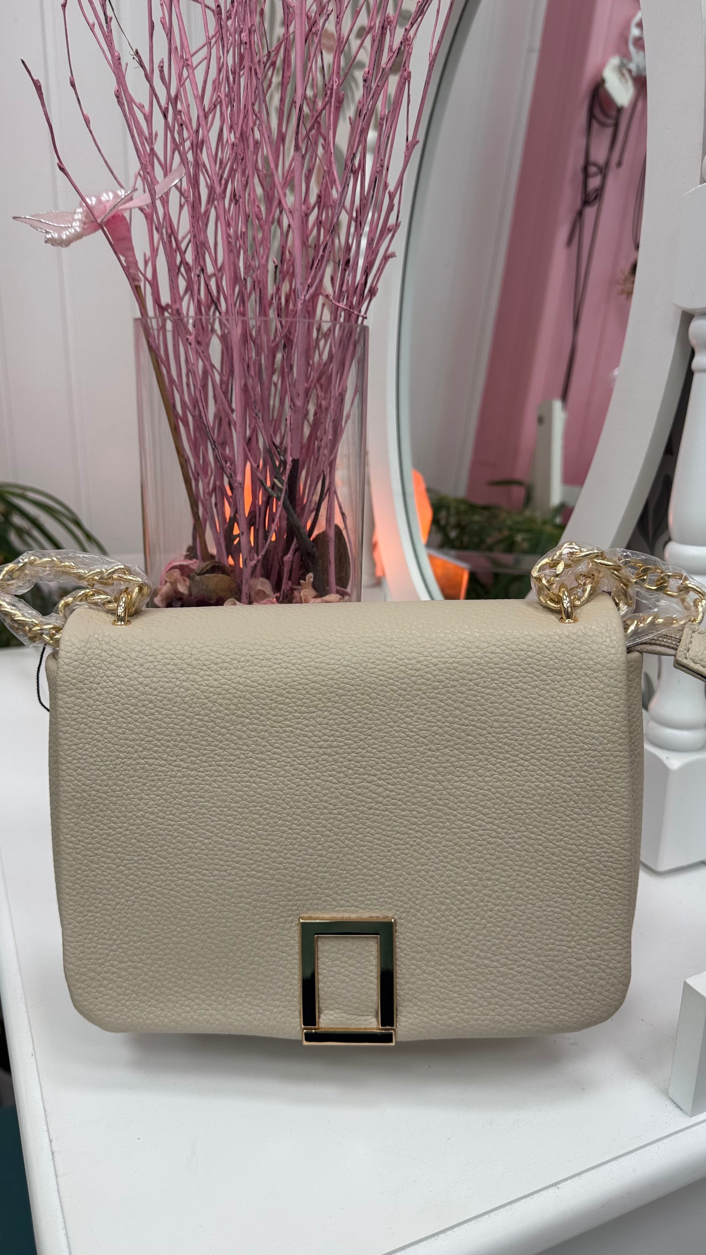 BOLSO CADENA DORADA