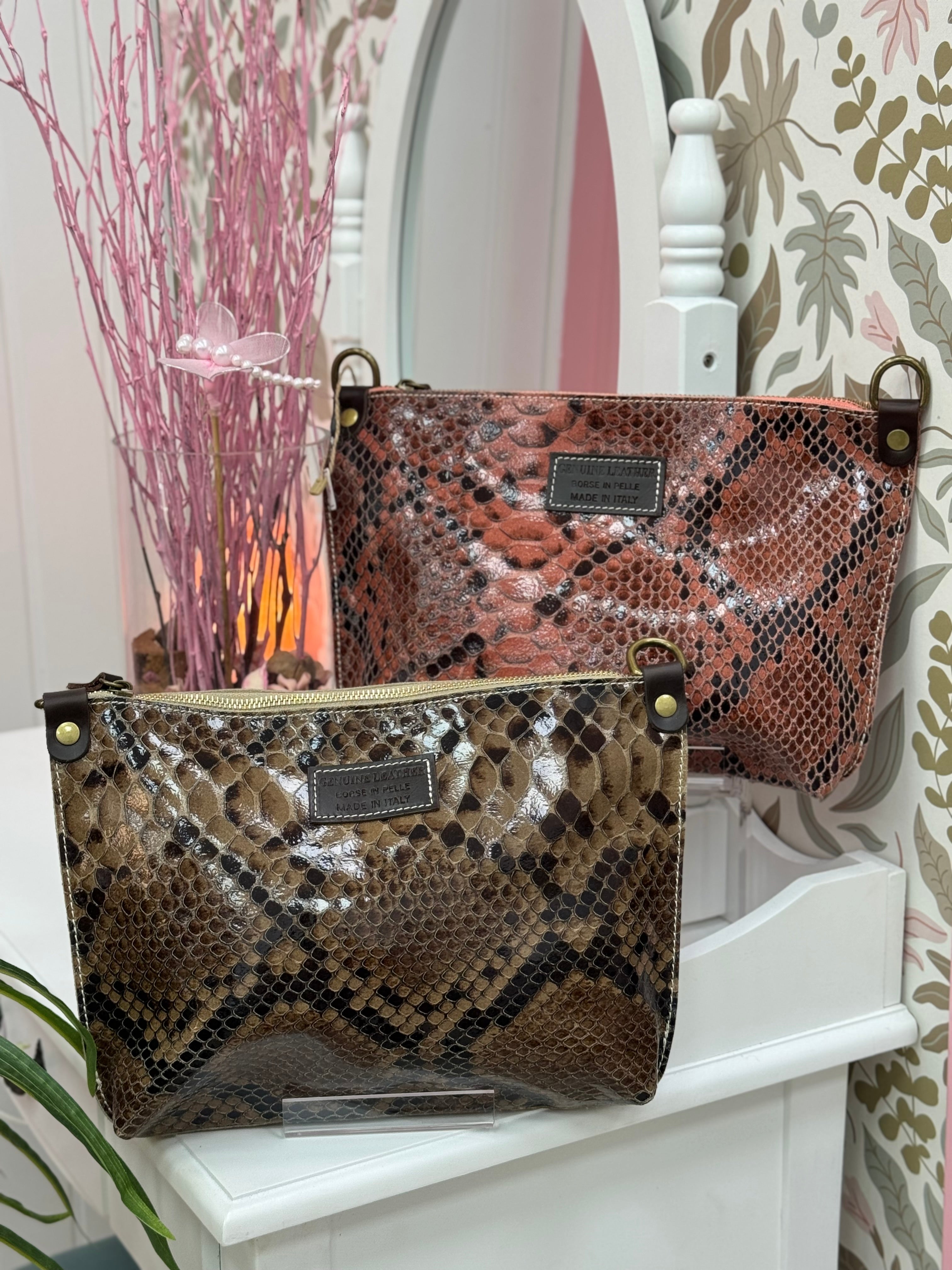 BOLSO PIEL SERPIENTE