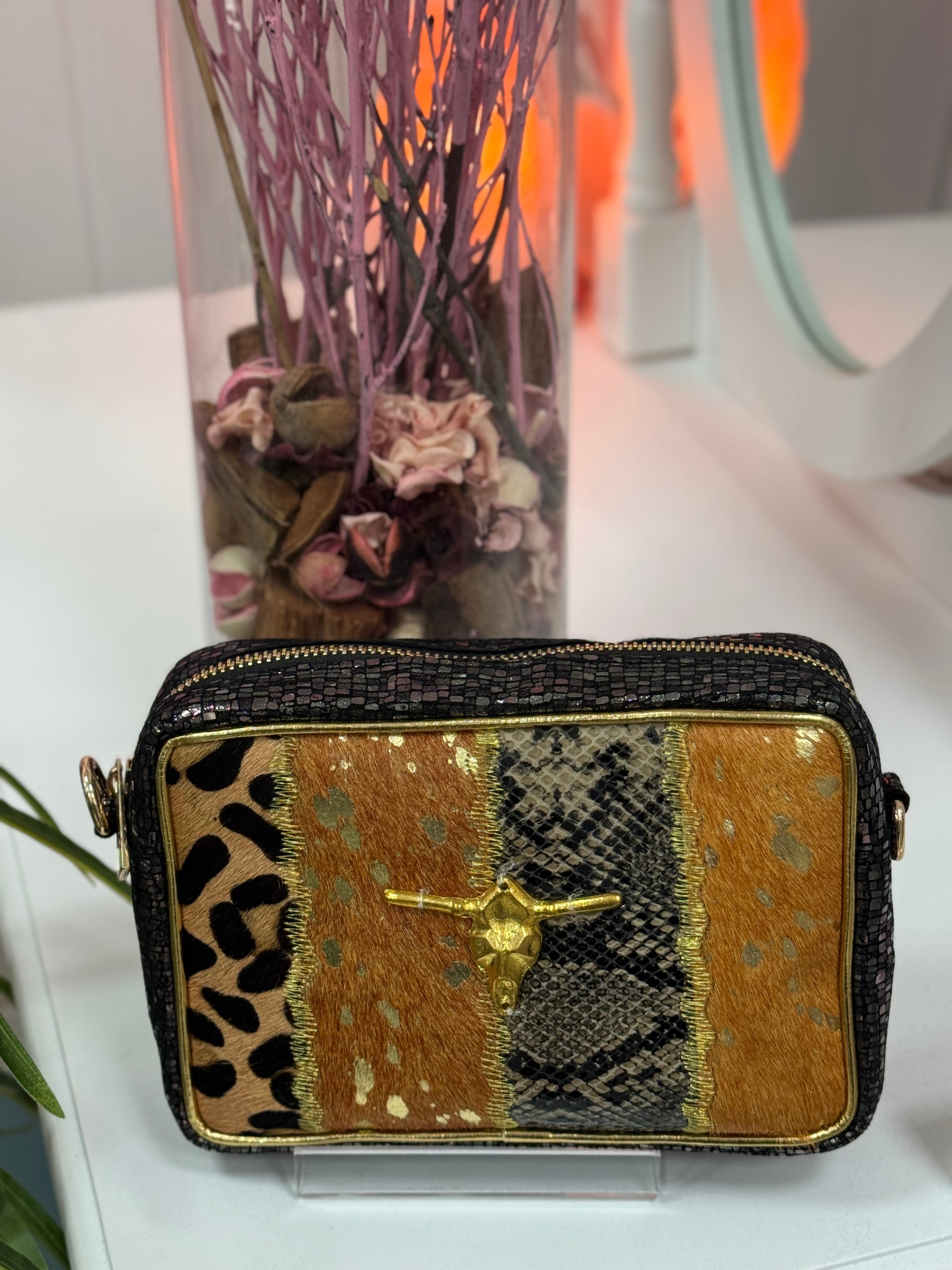 BOLSO PIEL CABEZA BUEY