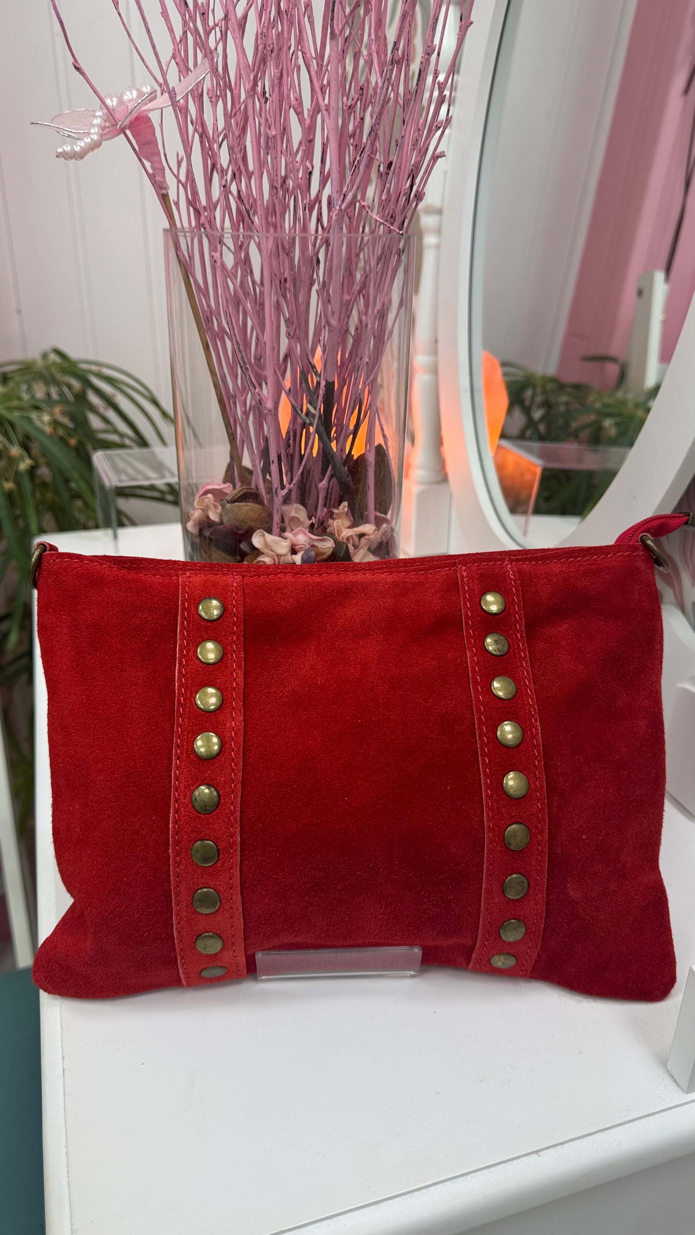 BOLSO PIEL VUELTA TACHAS