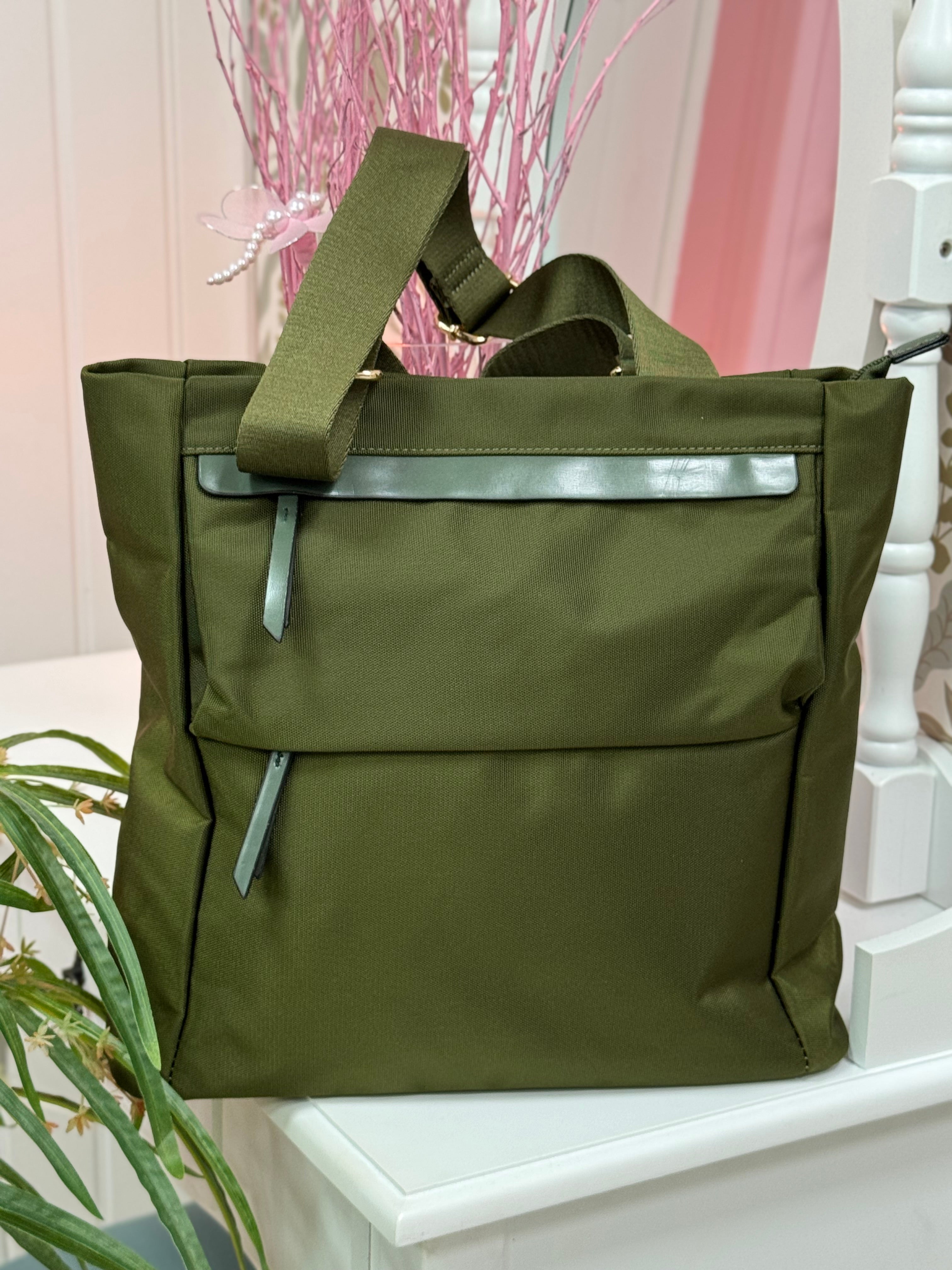 BOLSO VERDE MILITAR