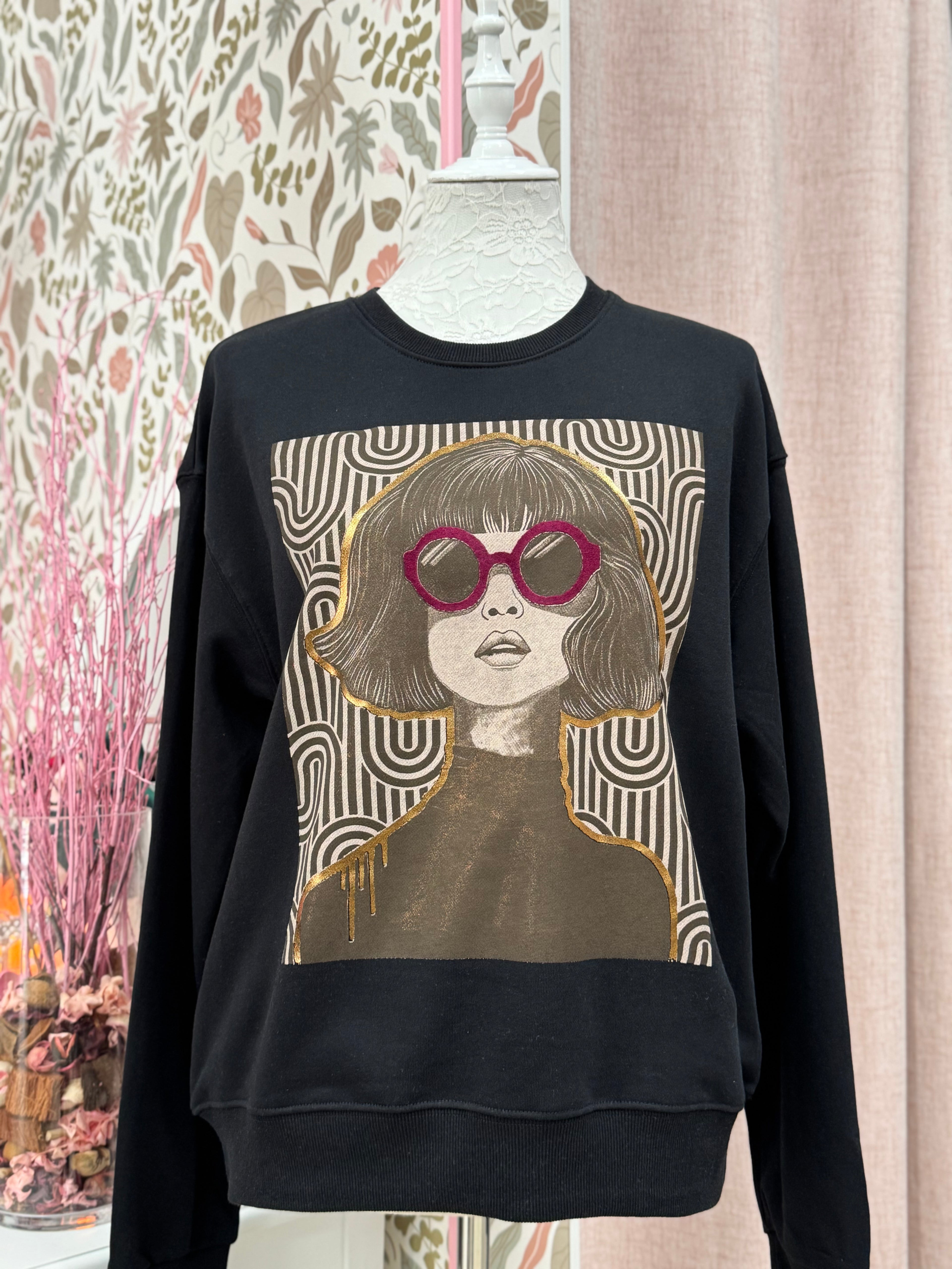SUDADERAS MUJER GAFAS