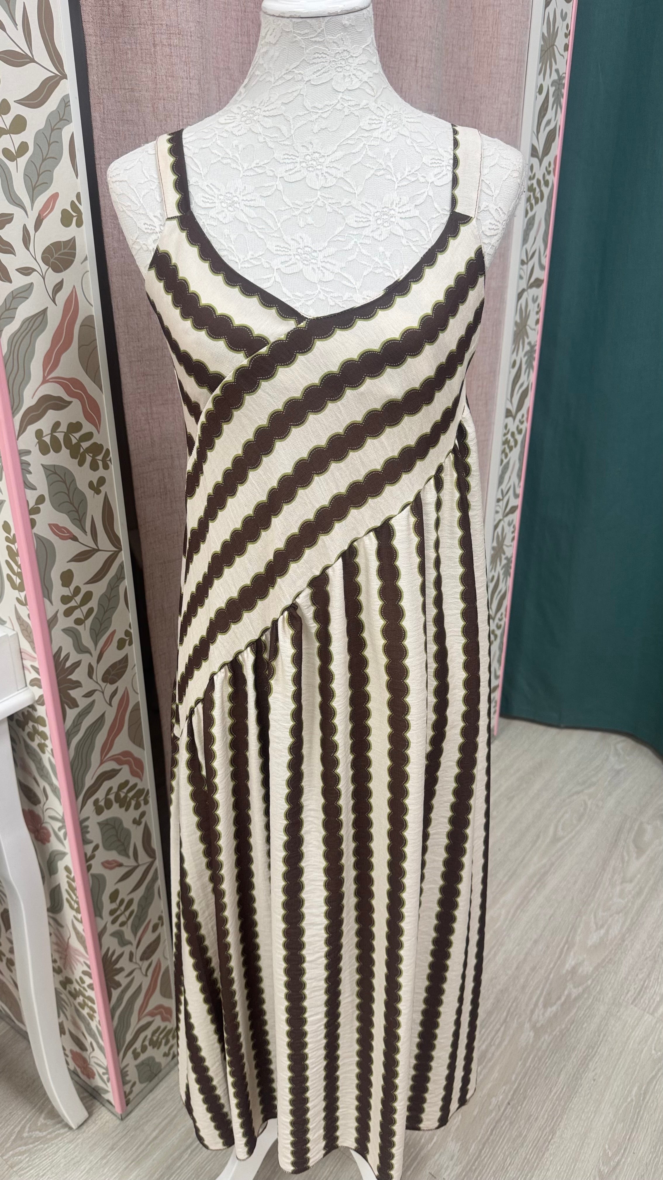 VESTIDO RAYAS ONDULADAS