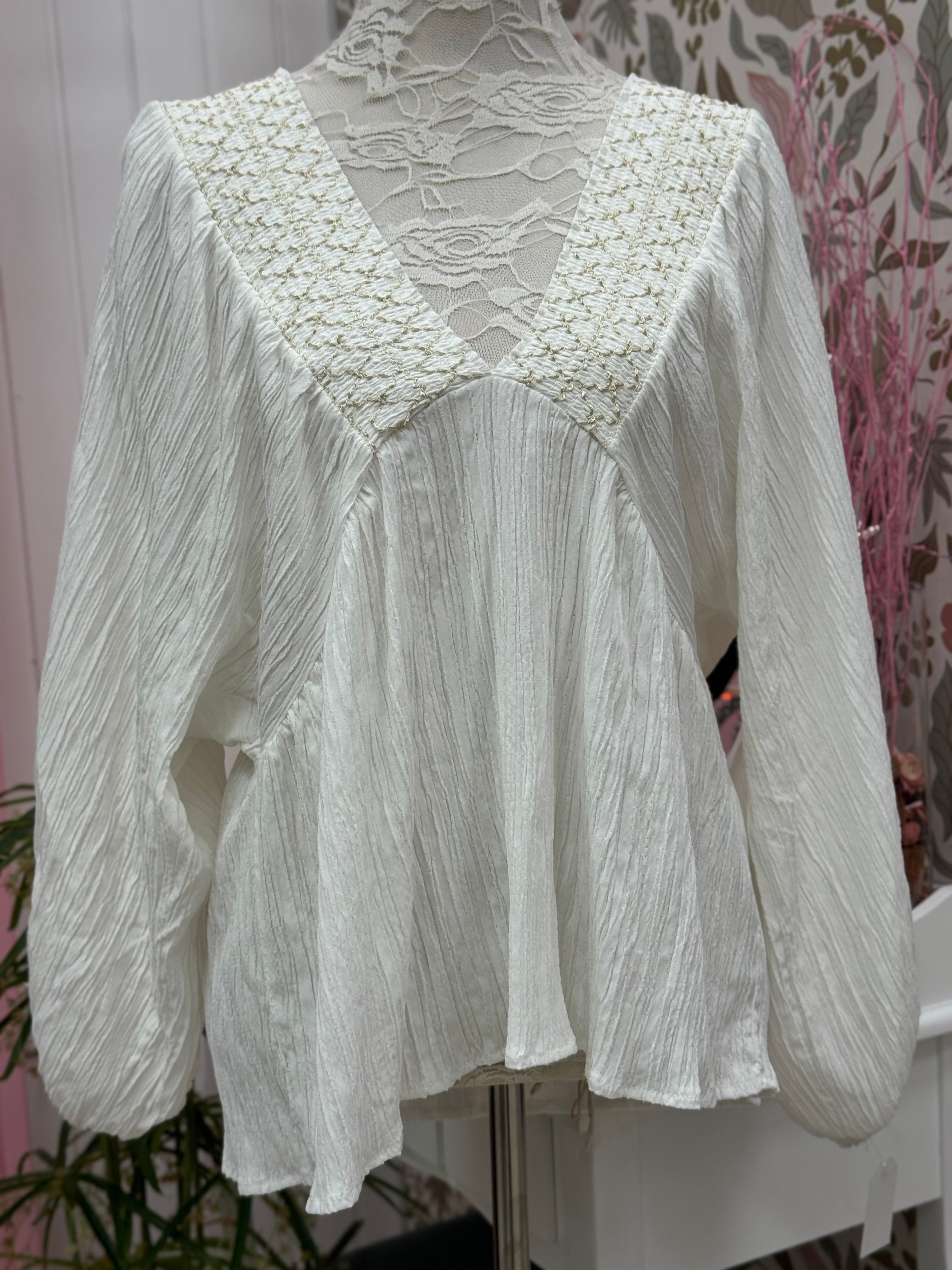 BLUSA PICO NIDO ABEJA