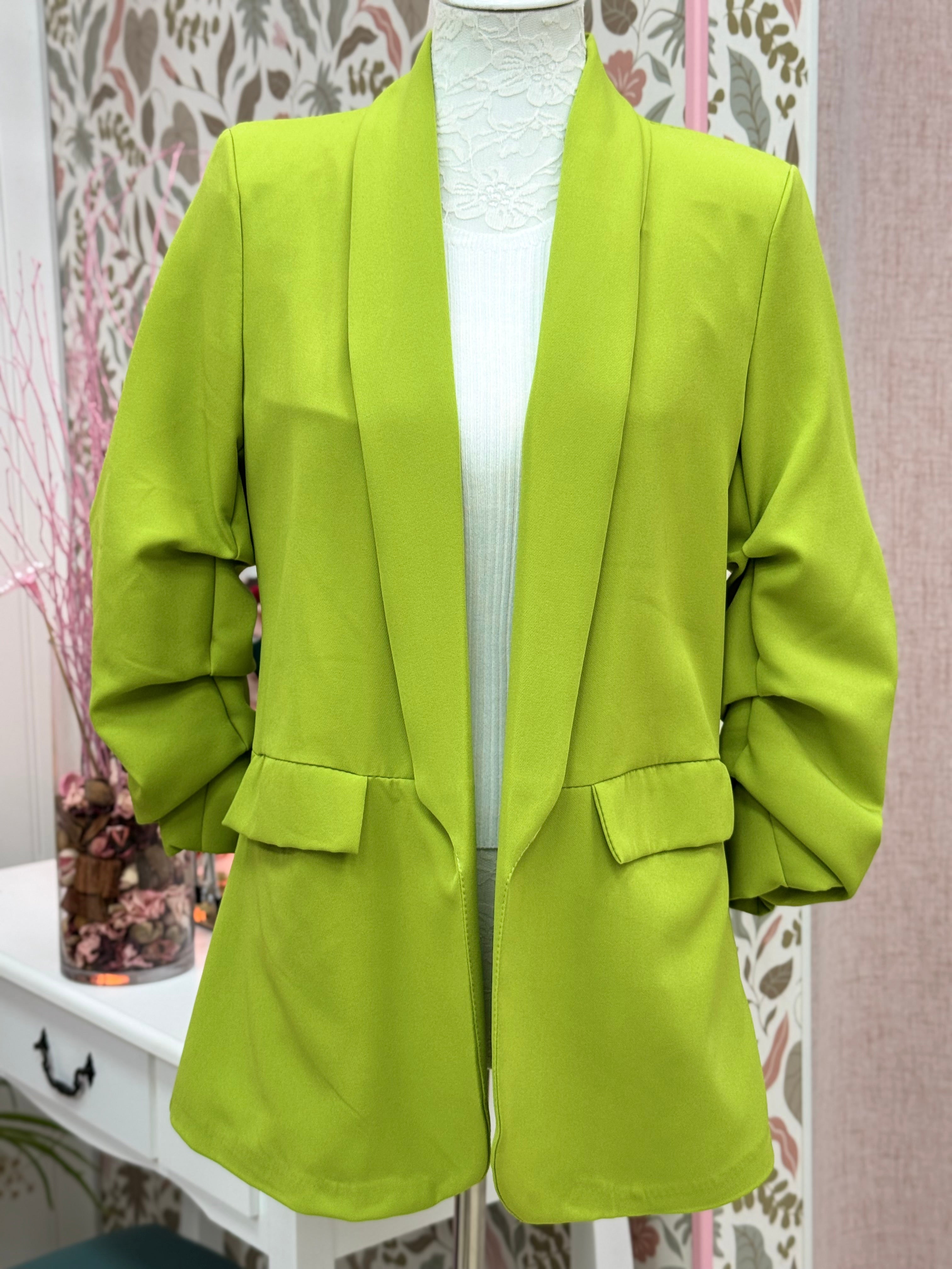 BLAZER MANGA ARRUGADA