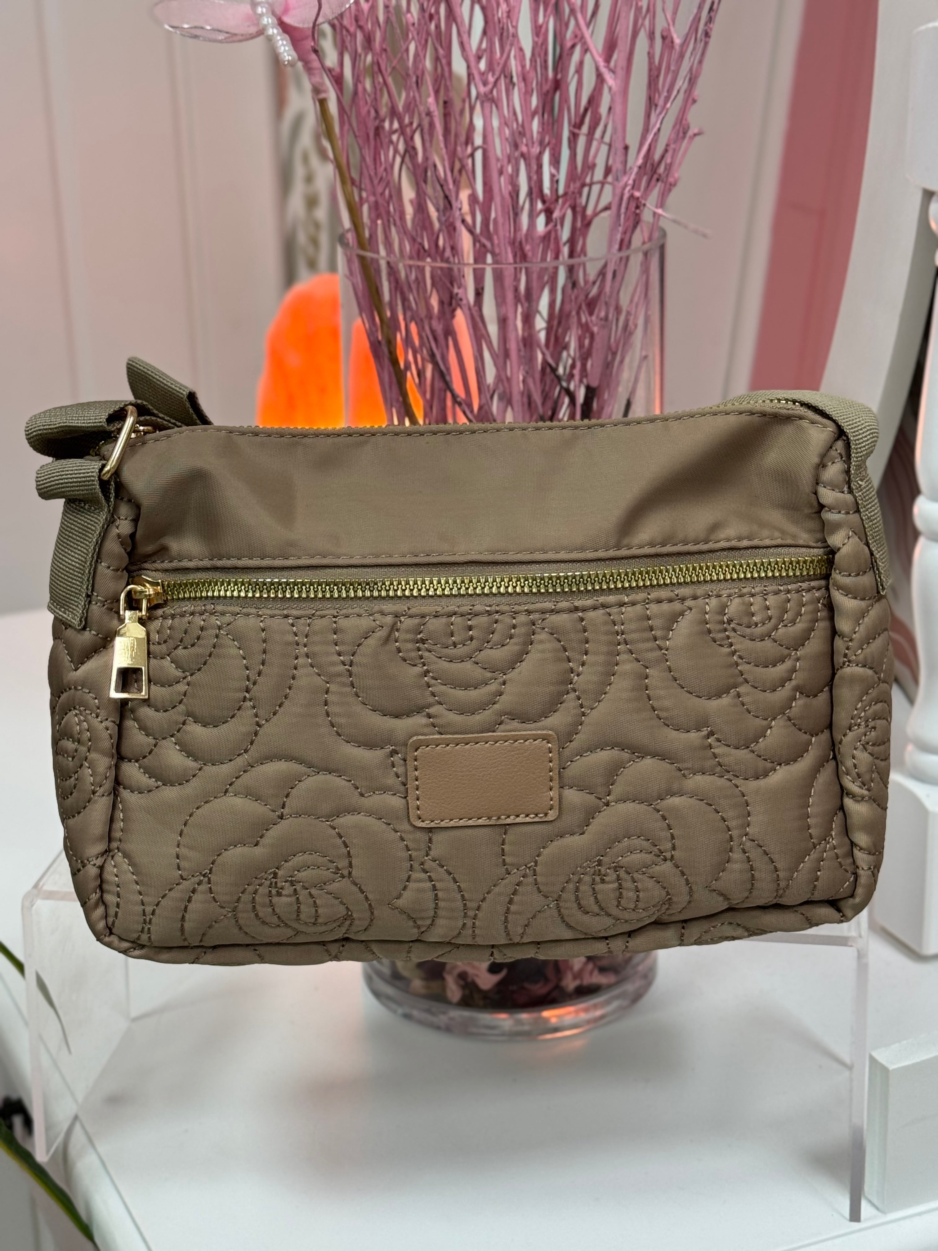 BOLSO FLORES ACOLCHADO