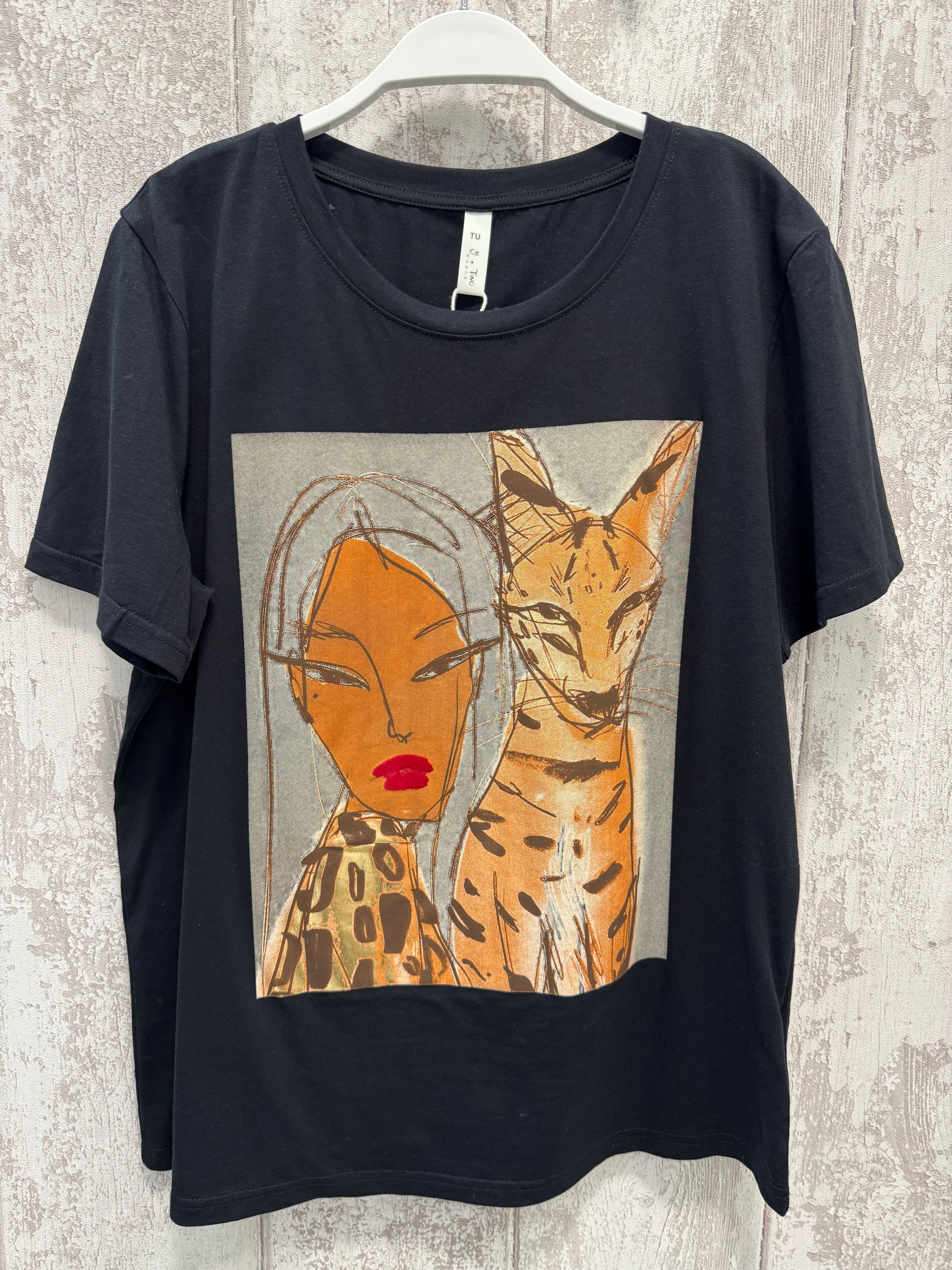 CAMISETA MUJER Y TIGRE