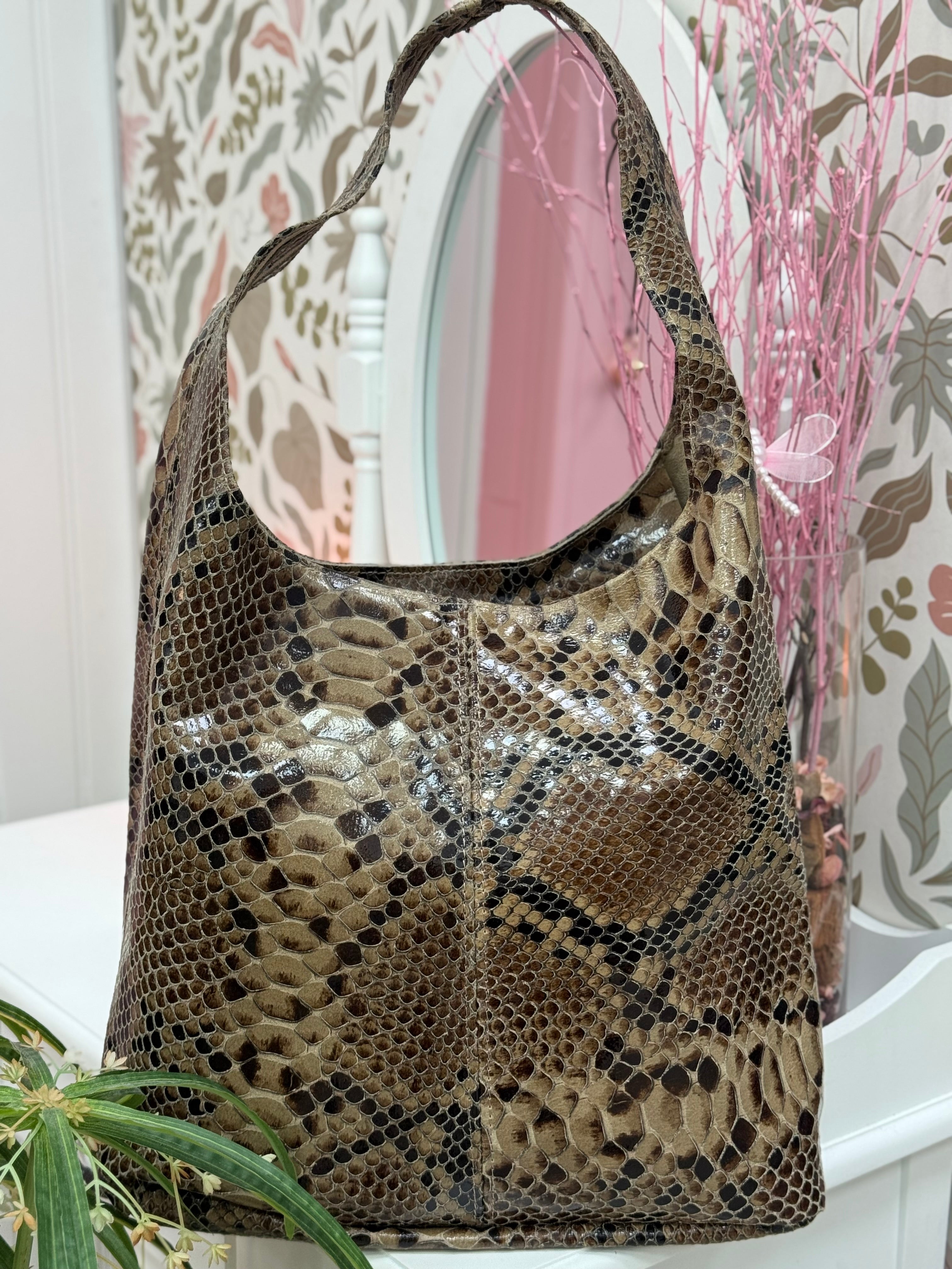 BOLSO PIEL SERPIENTE