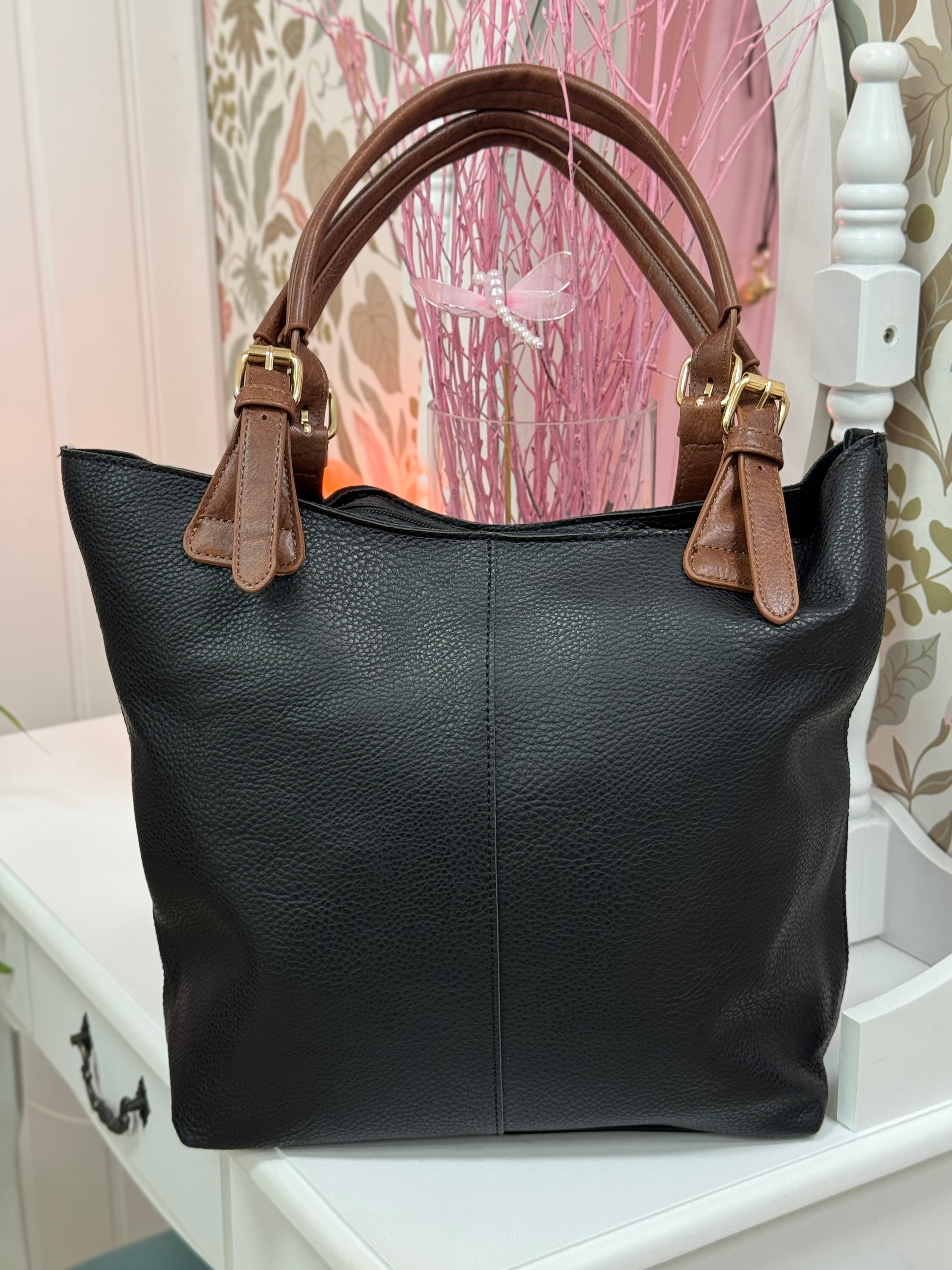 BOLSO SHOPPER ASAS MARRÓN