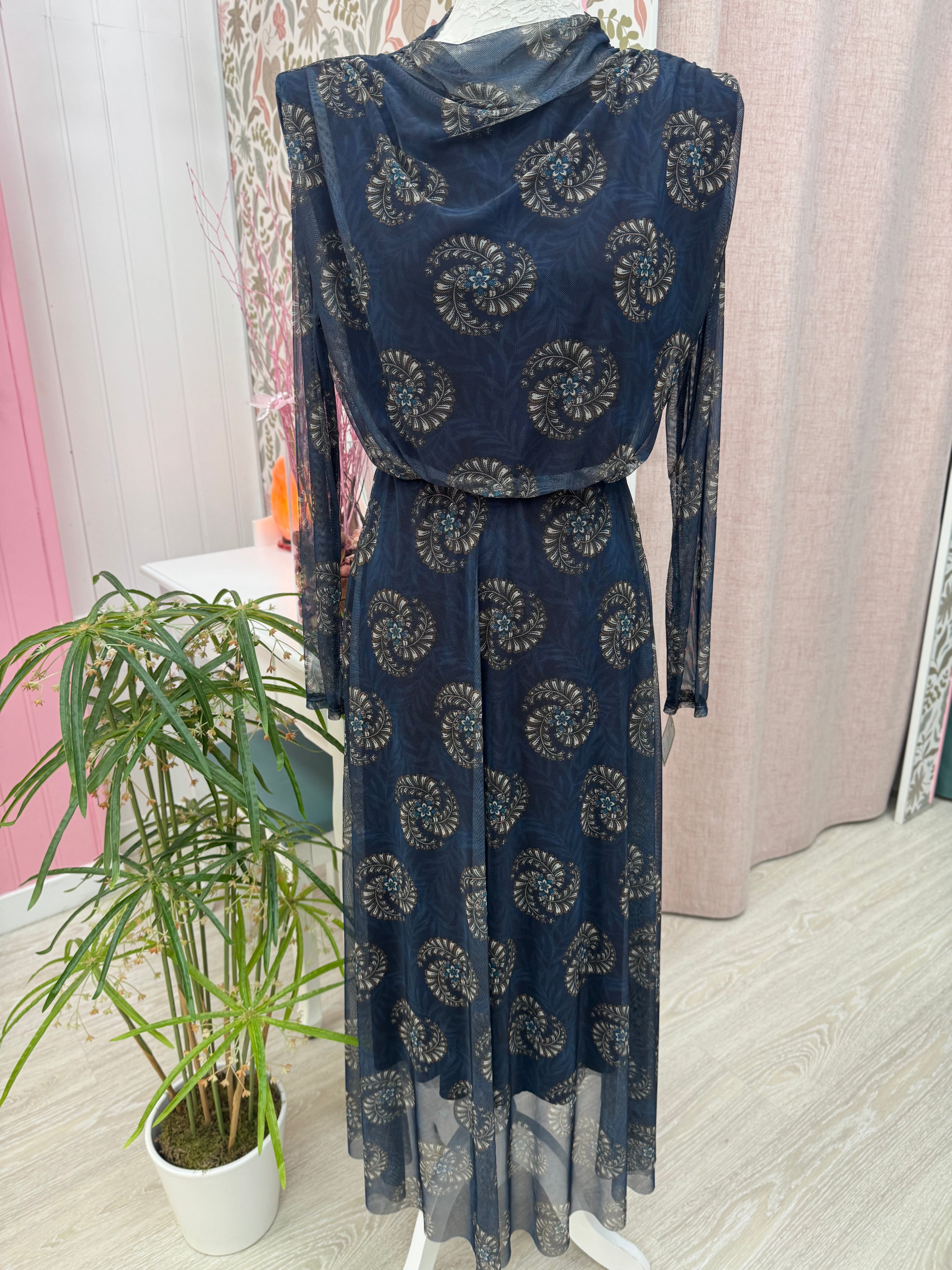 VESTIDO HOMBRERAS TUL