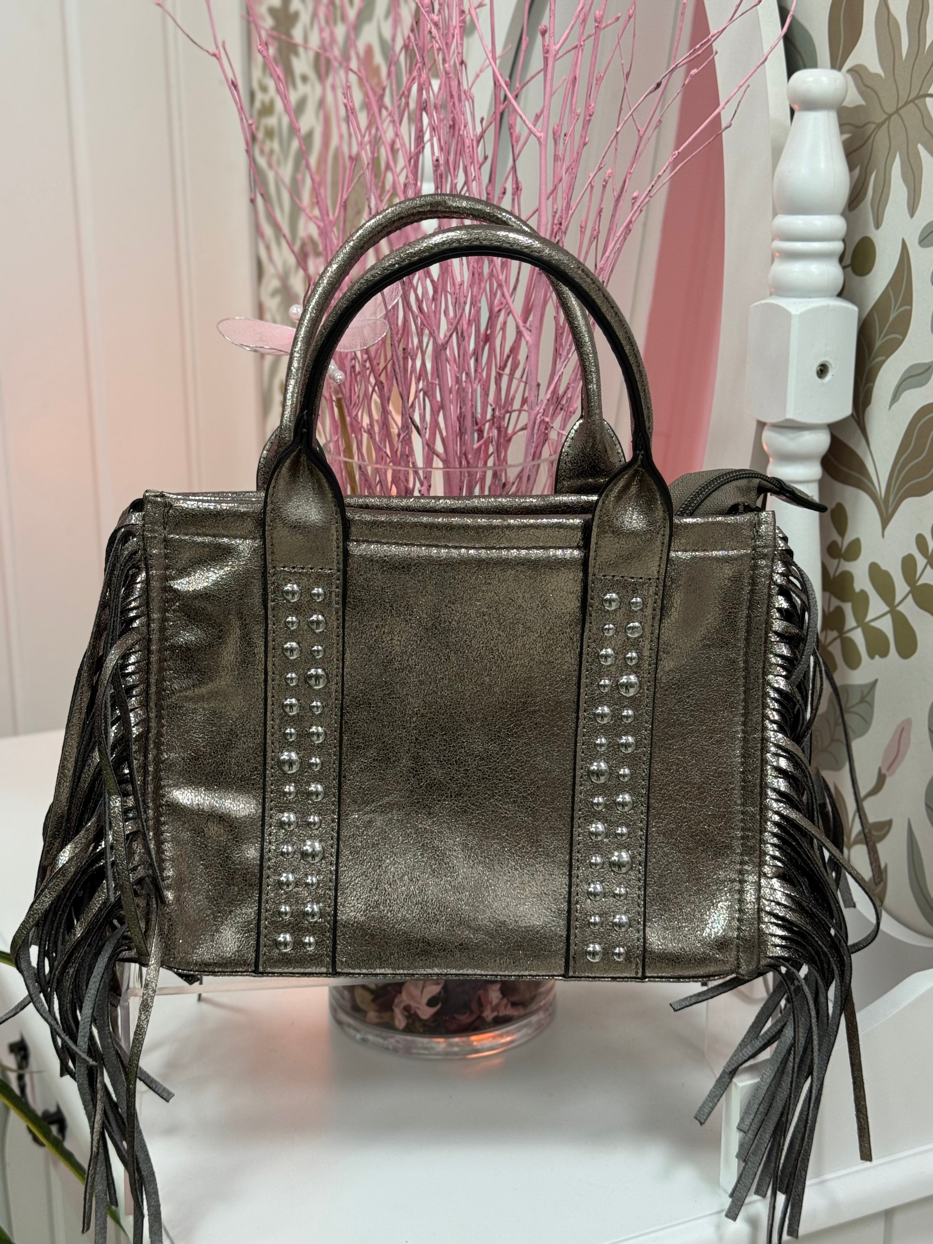 BOLSO METALIZADO FLECOS