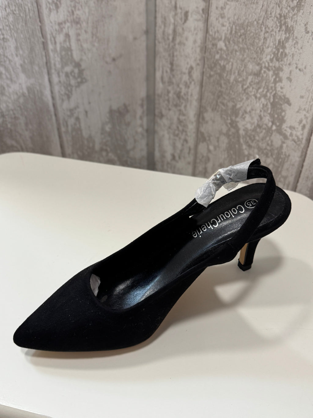 ZAPATO TACÓN DESTALONADO