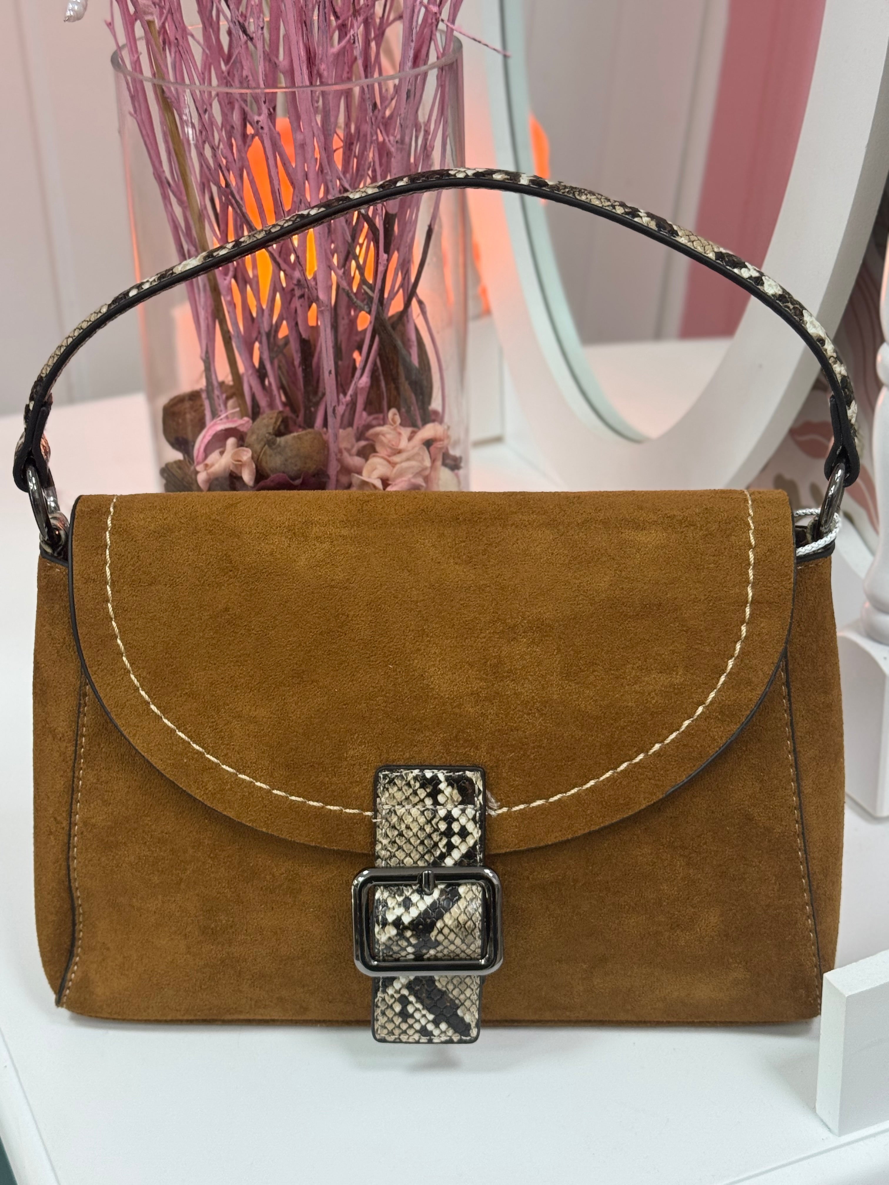 BOLSO HEBILLA ANIMAL PRINT