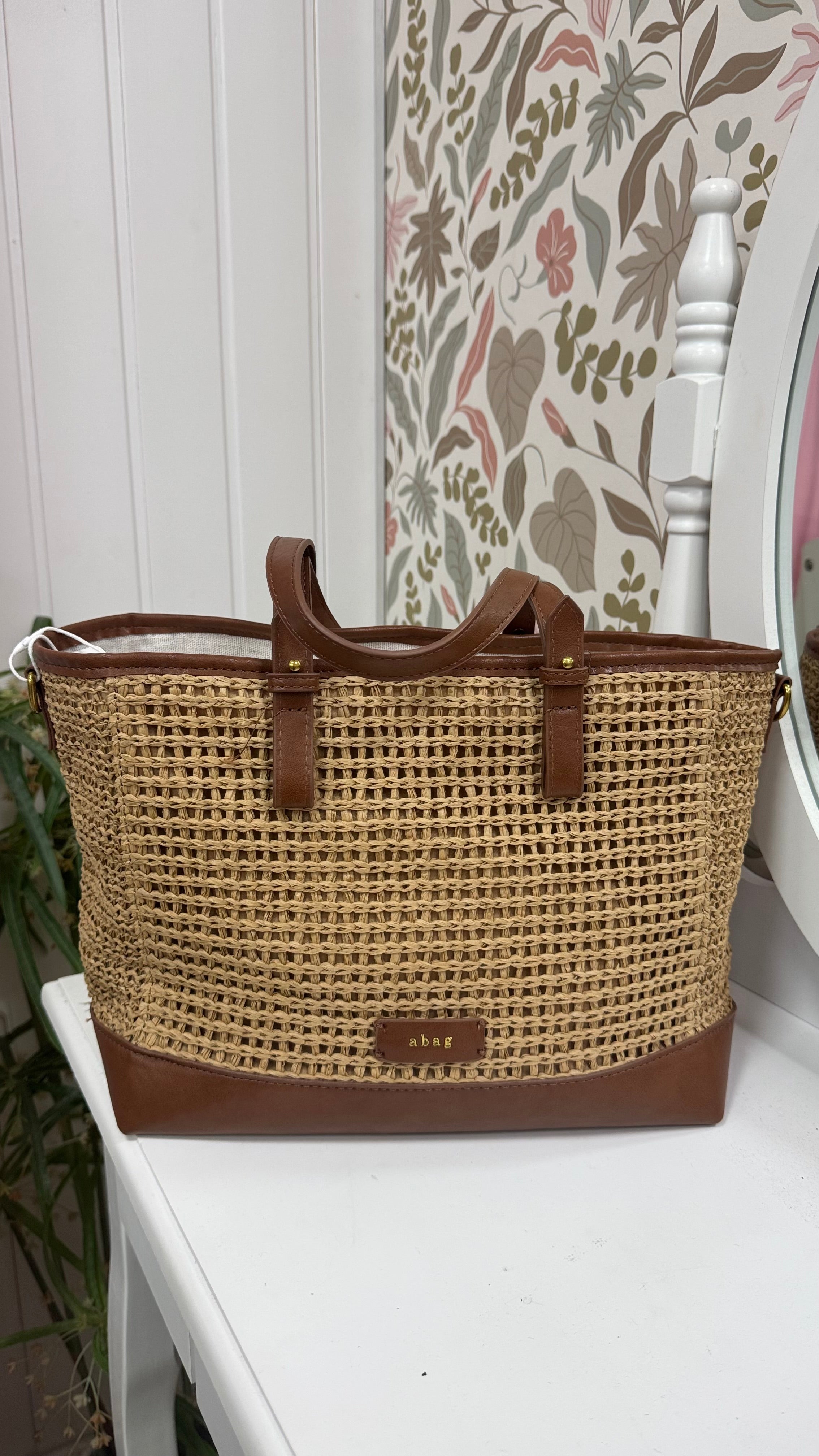 BOLSO RAFIA Y POLIPIEL