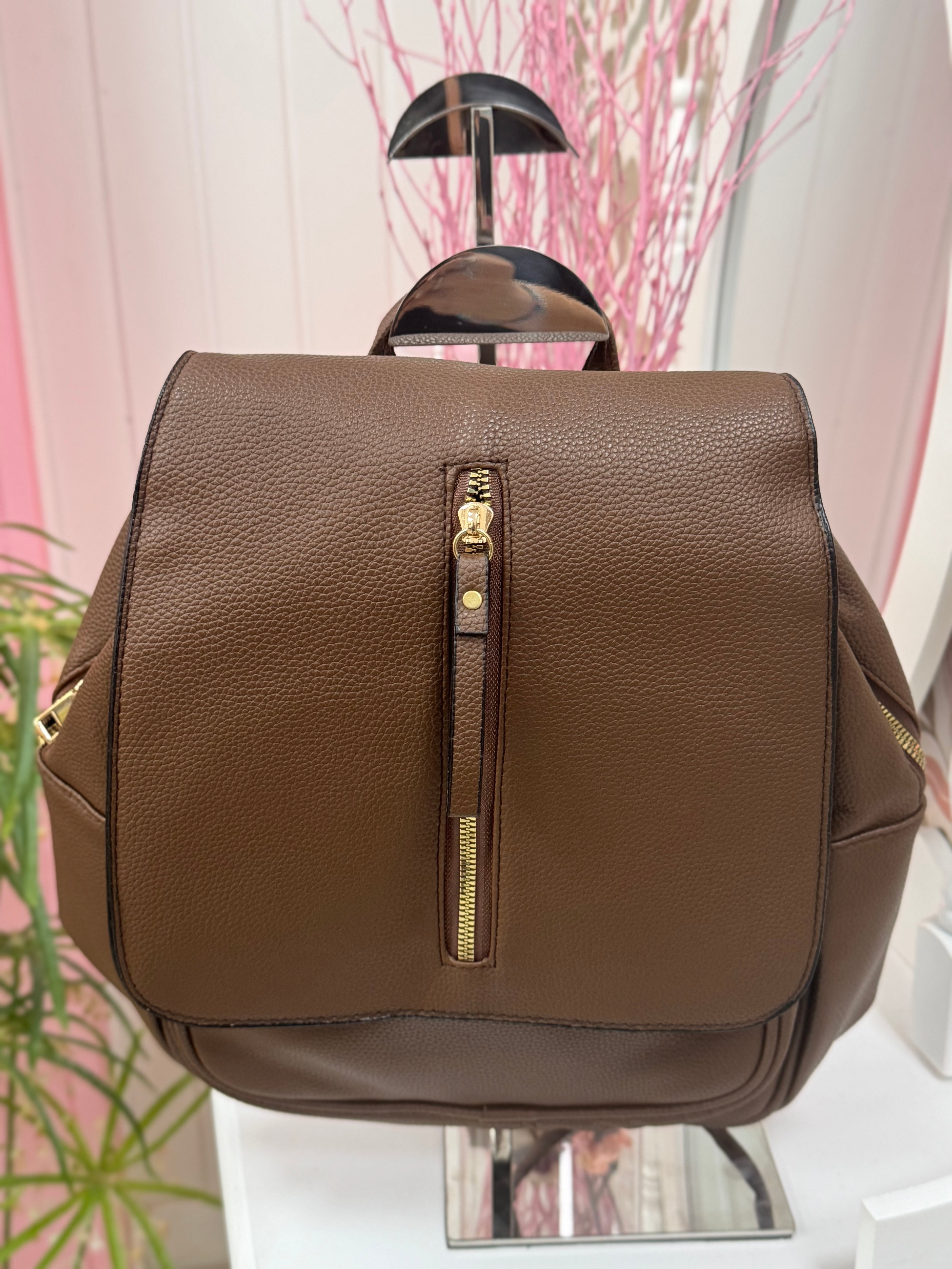 MOCHILA POLIPIEL CREMALLERA