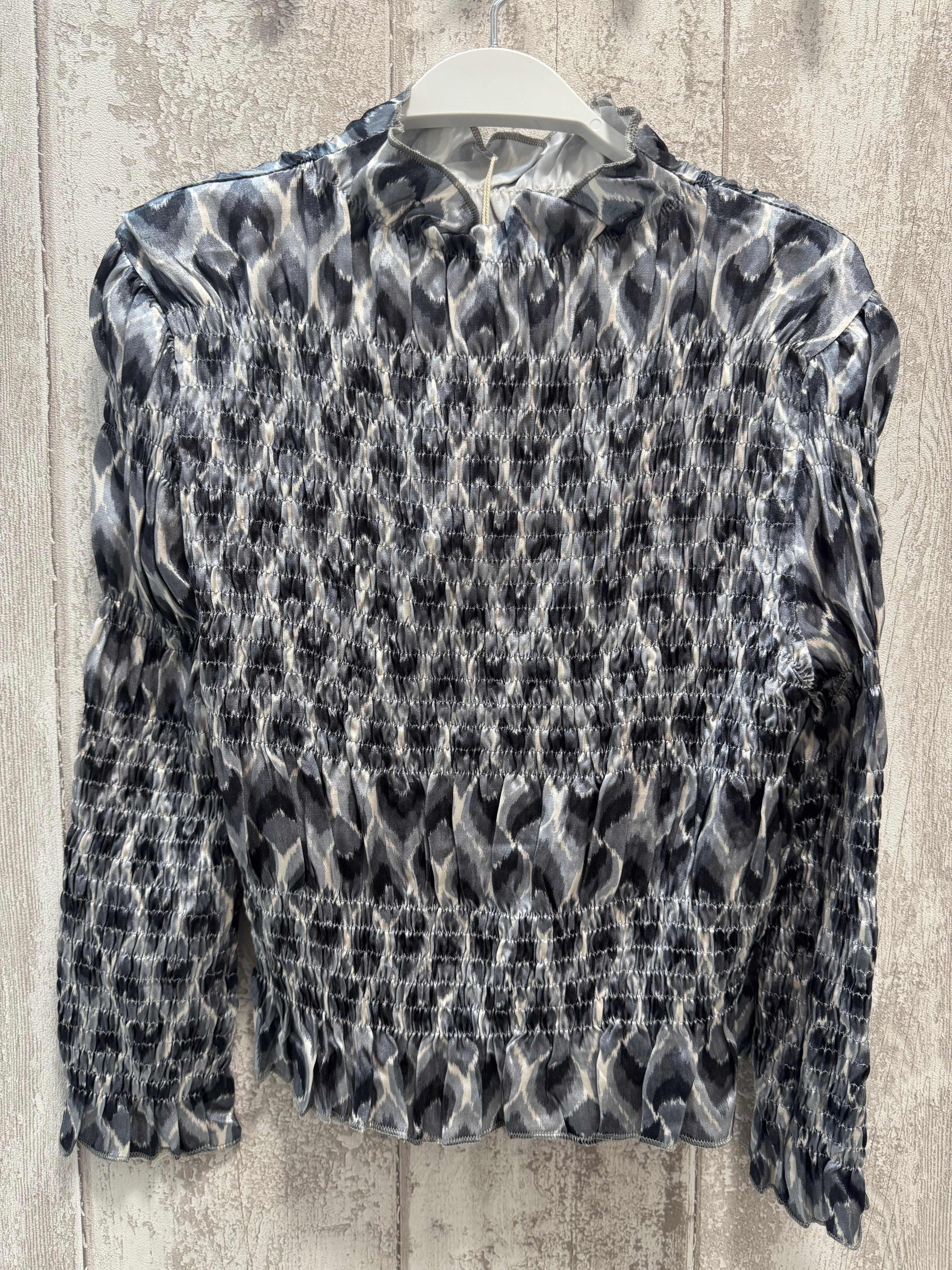 BLUSA SATINADA NIDO ABEJA