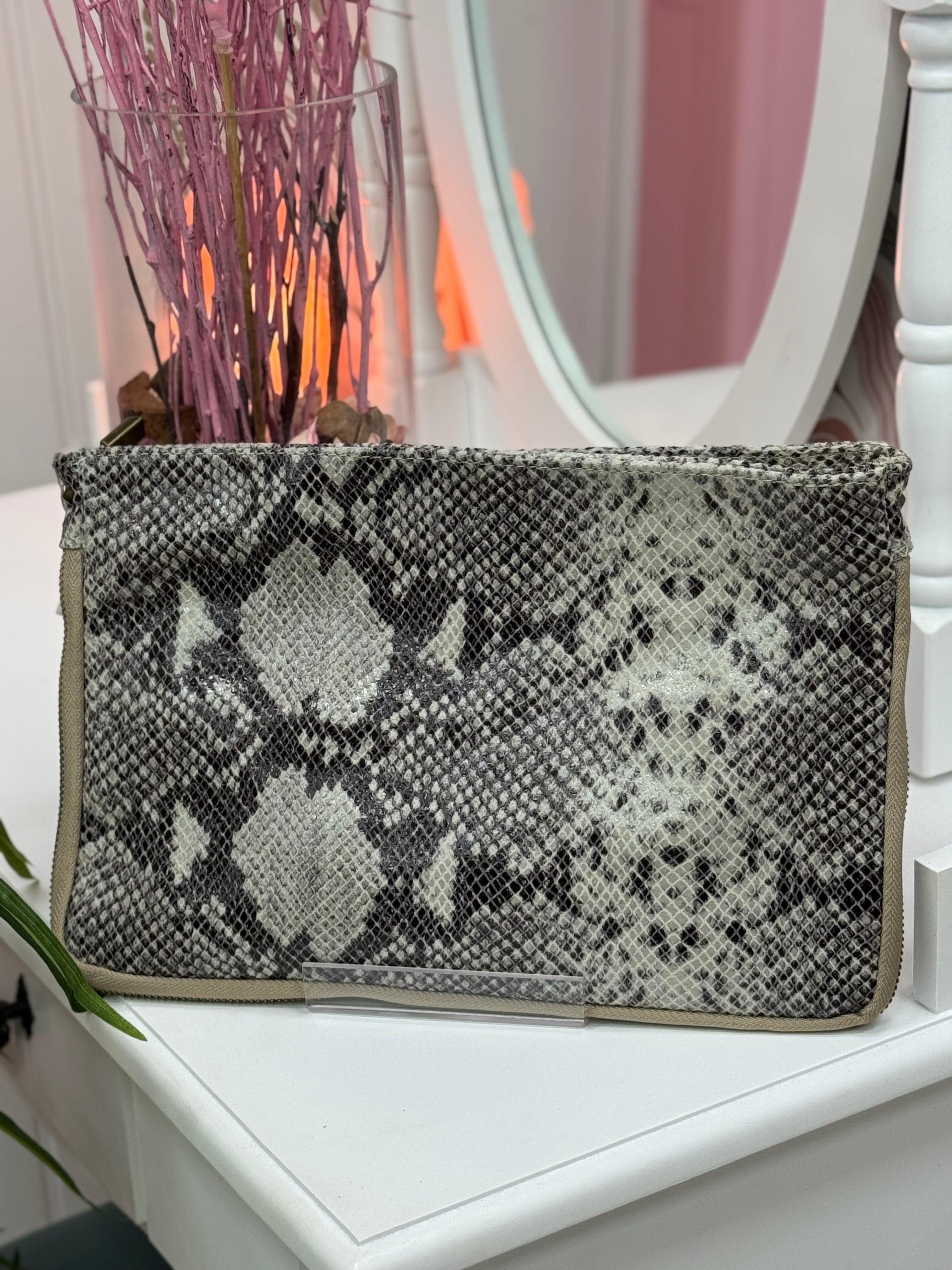 BOLSO PIEL SERPIENTE