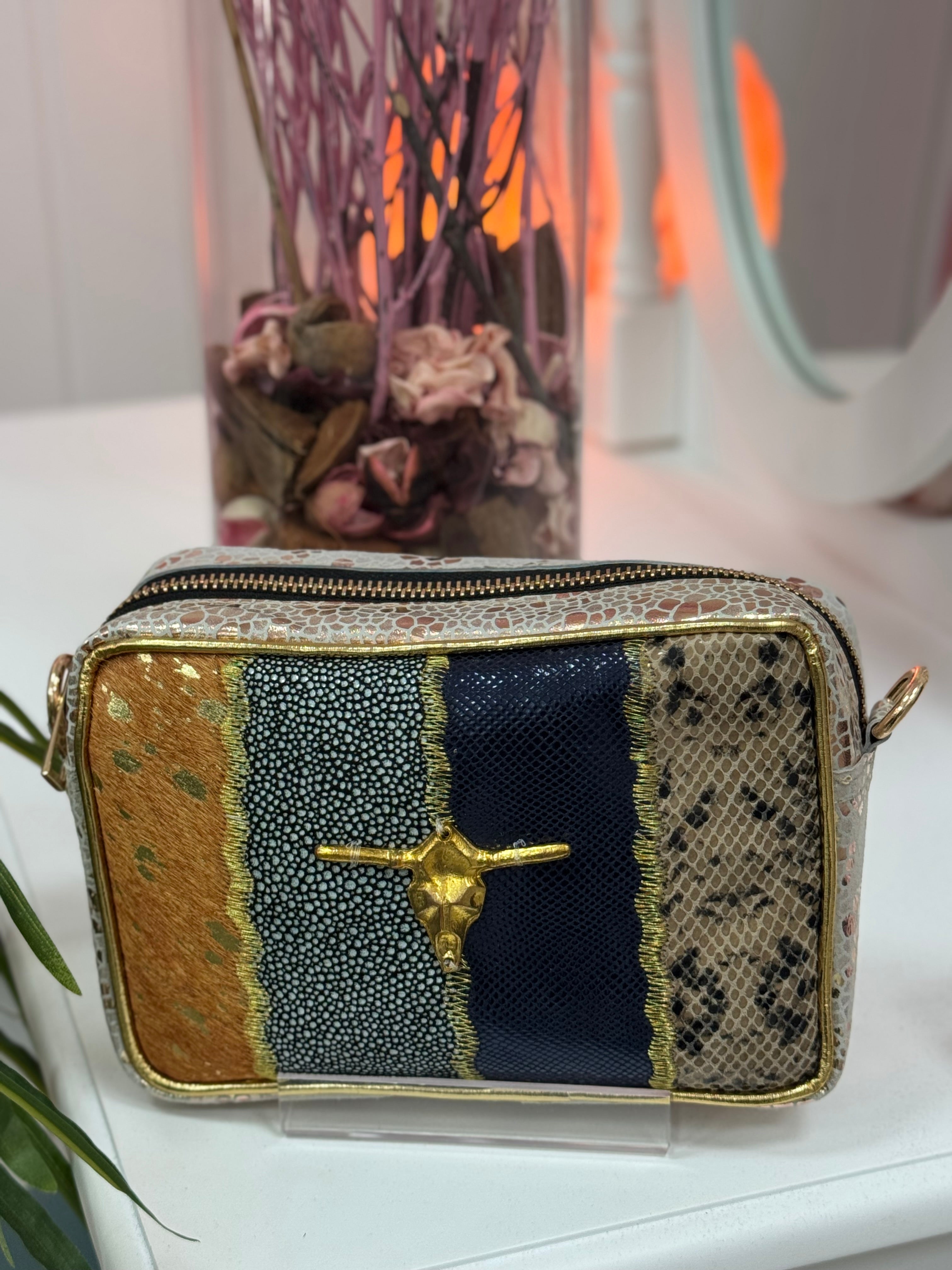 BOLSO PIEL CABEZA BUEY