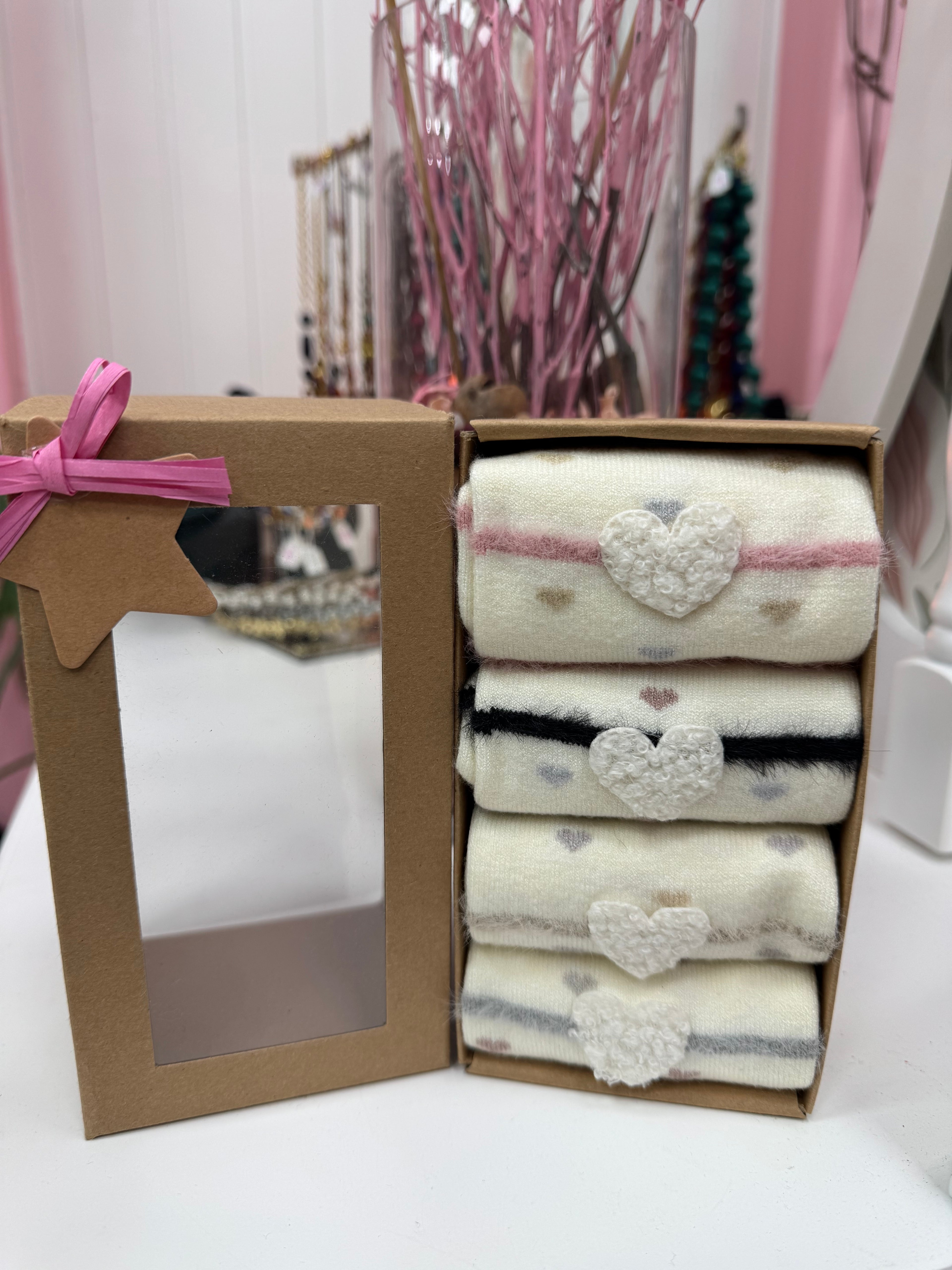 PACK 4 CALCETINES LANA MUJER