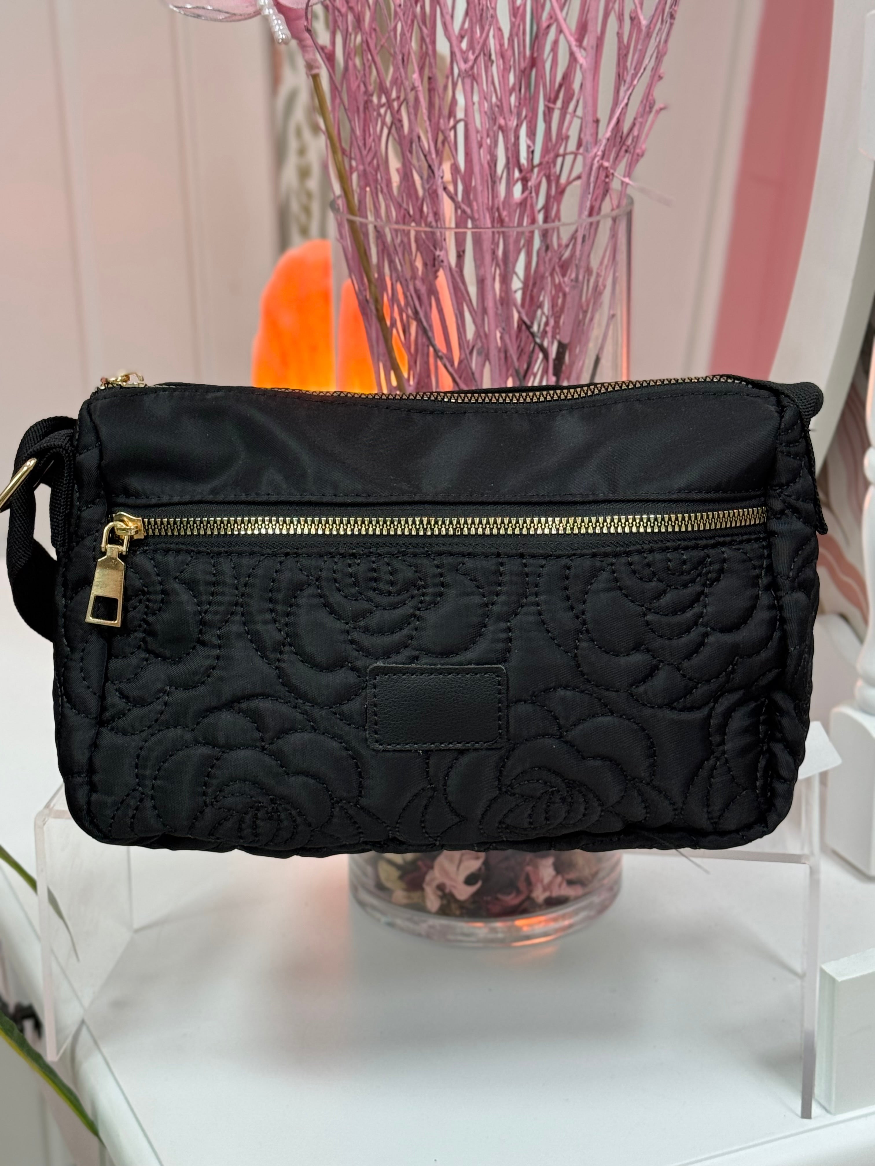 BOLSO FLORES ACOLCHADO