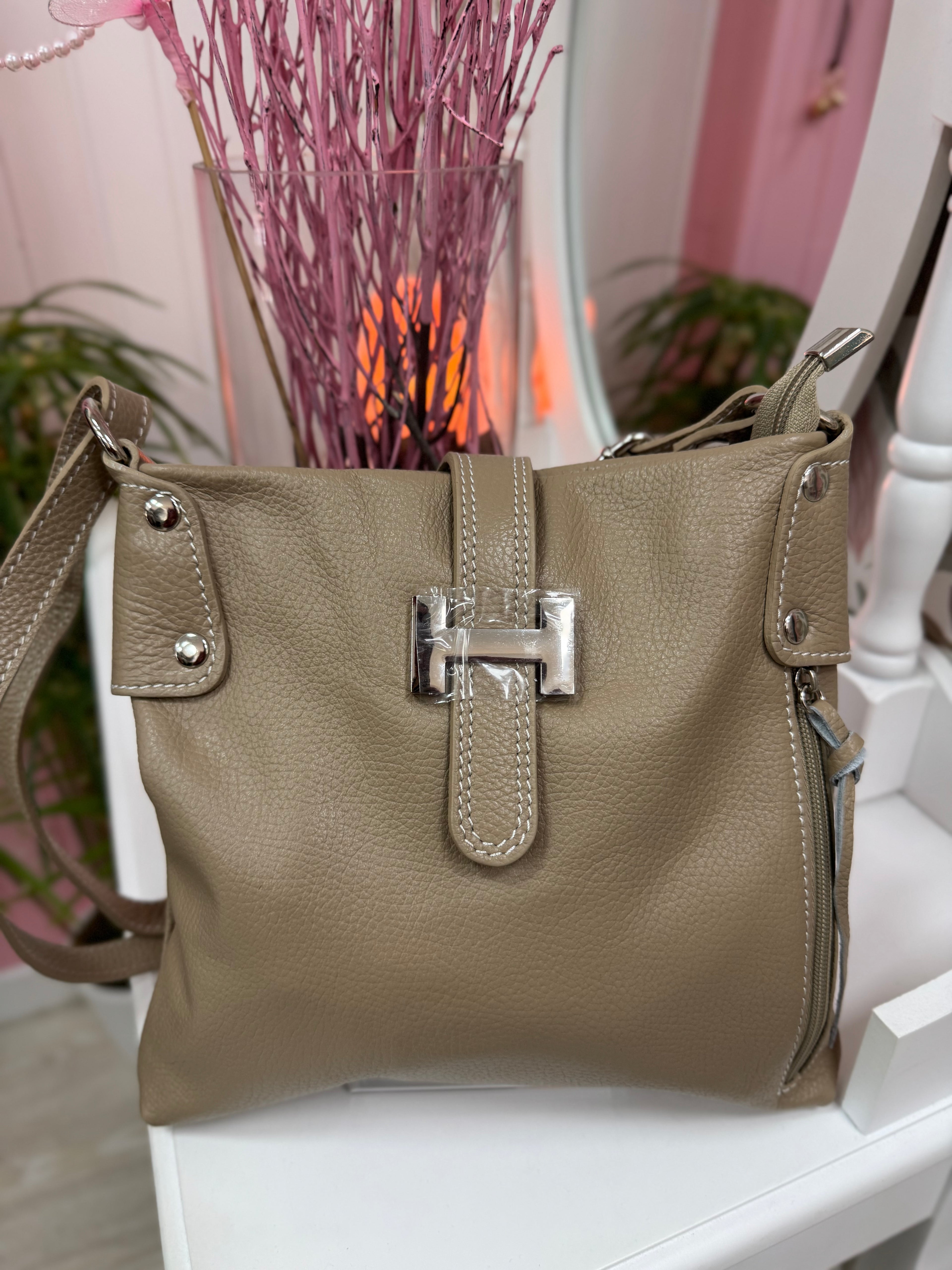 BOLSO PIEL BANDOLERA H