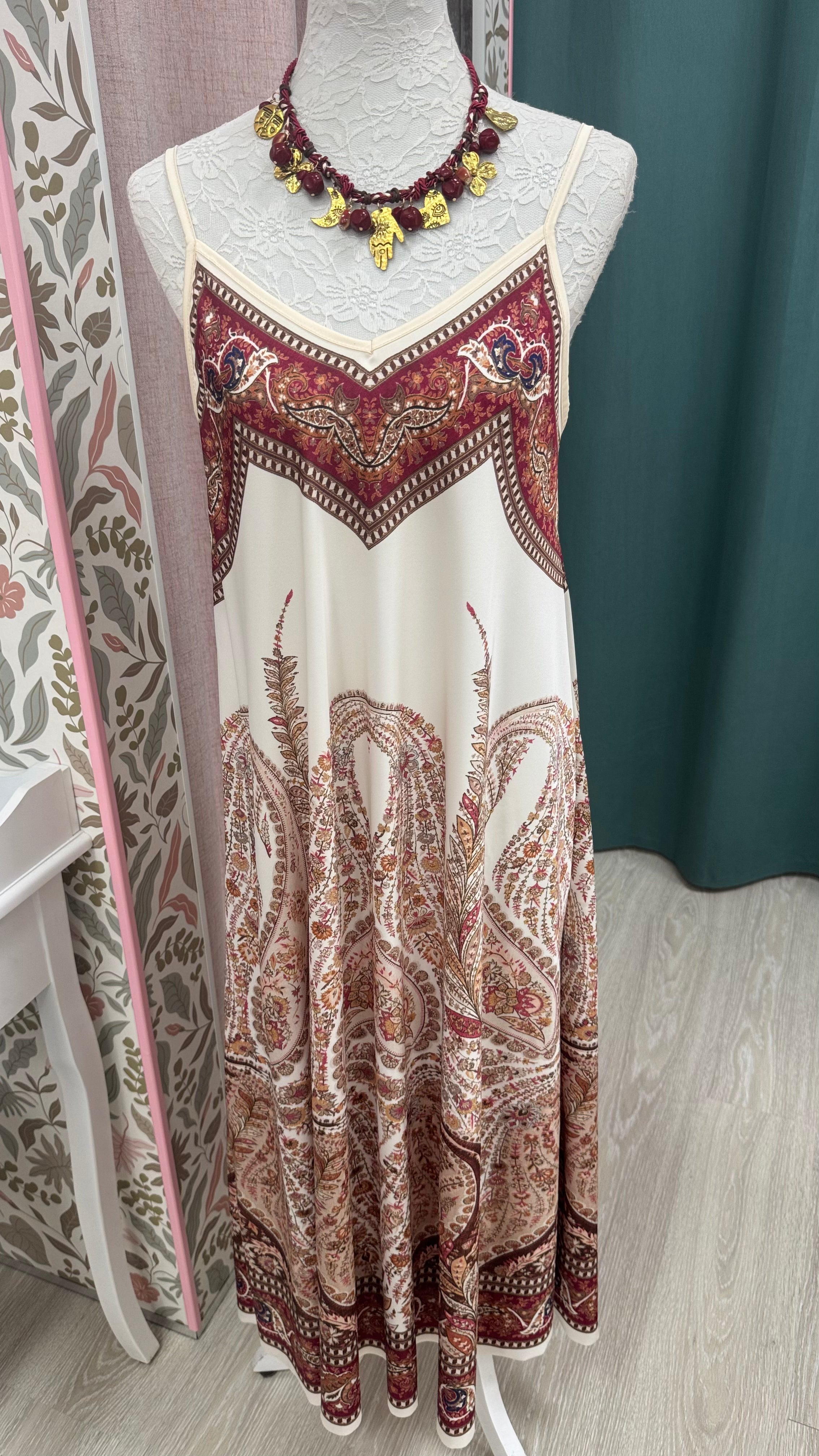 VESTIDO RASO ESTAMPADO