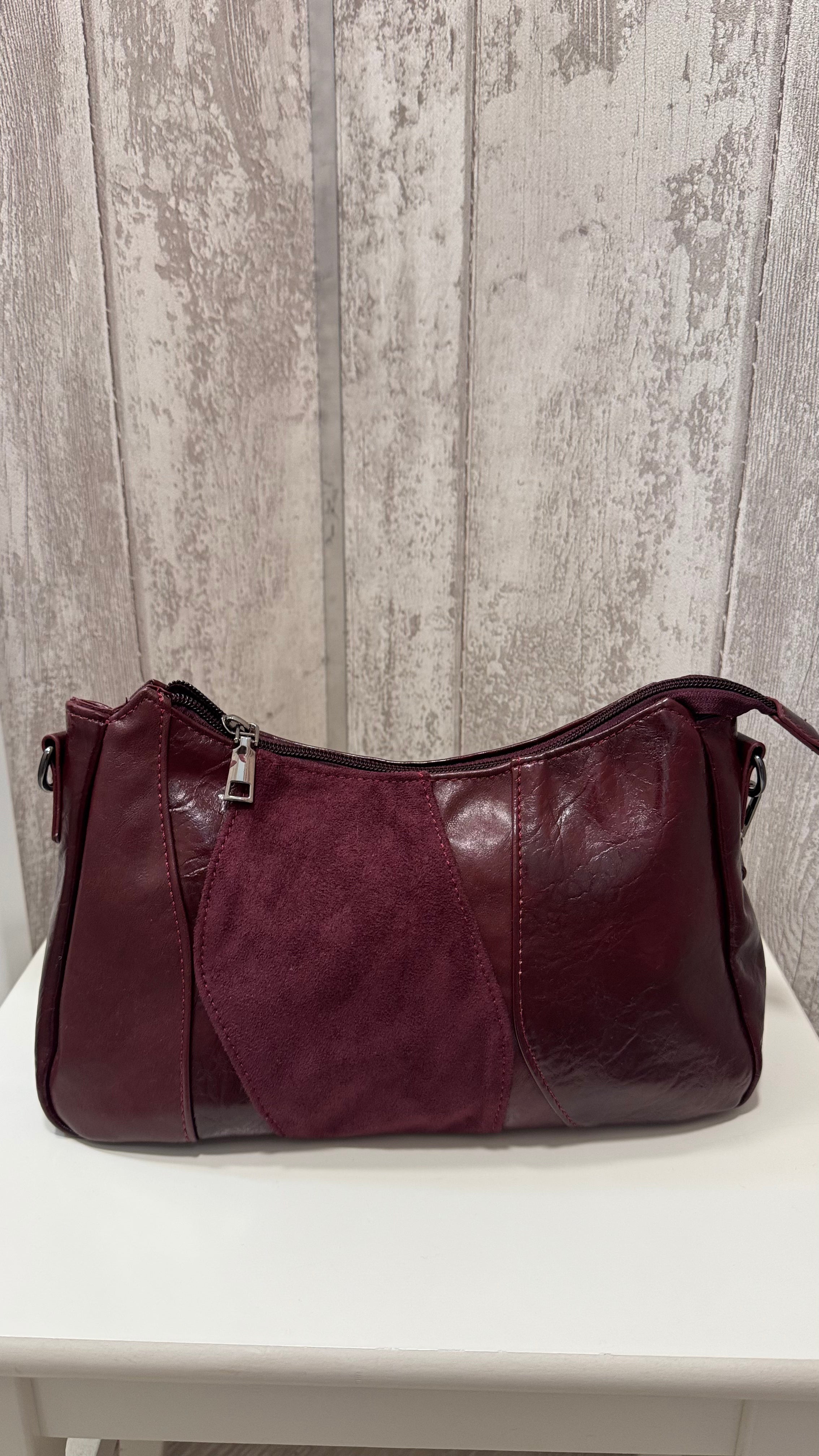 BOLSO POLIPIEL BURDEOS