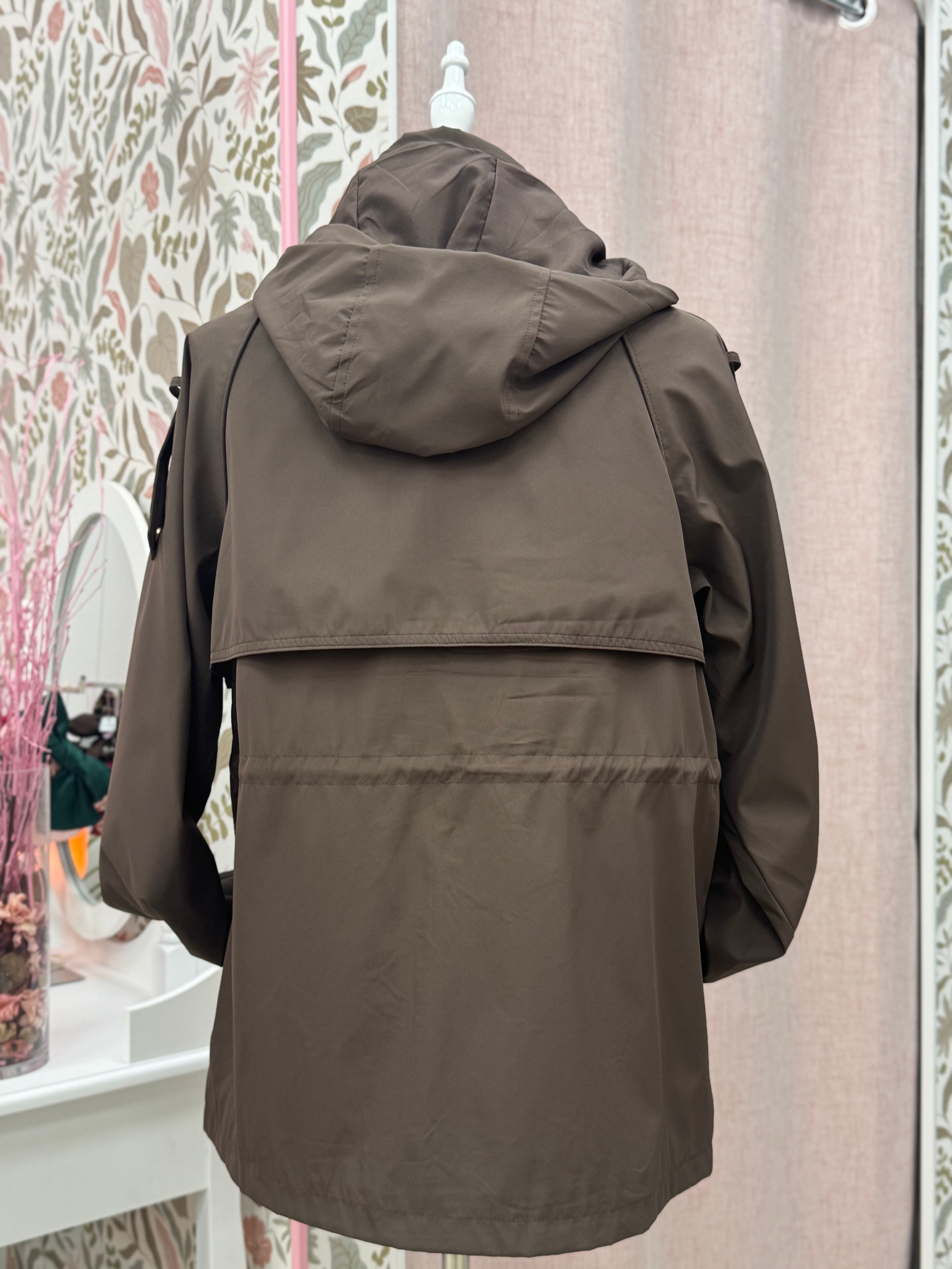 PARKA CHOCOLATE CAPUCHA