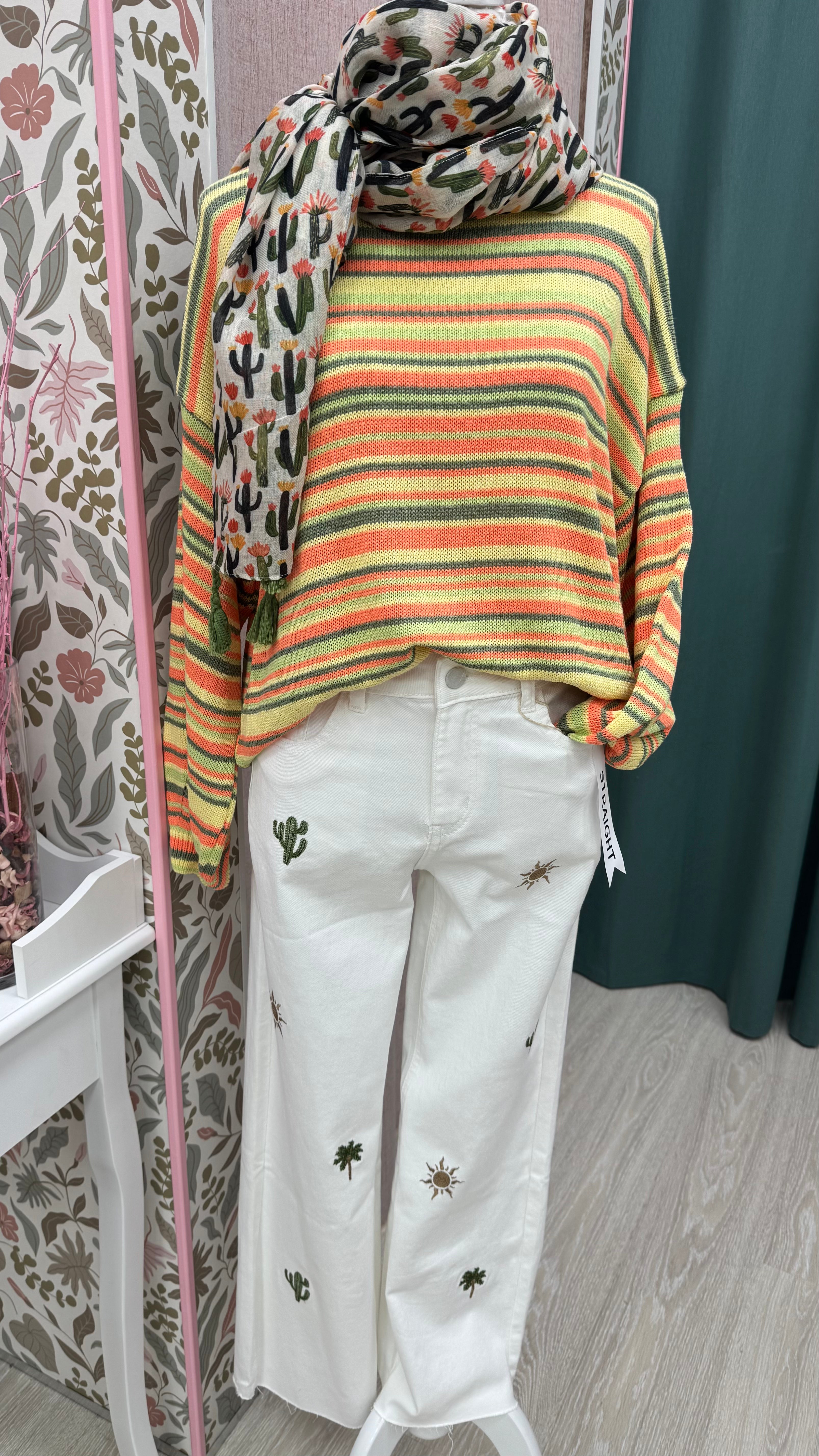 VAQUEROS BORDADOS “CACTUS”