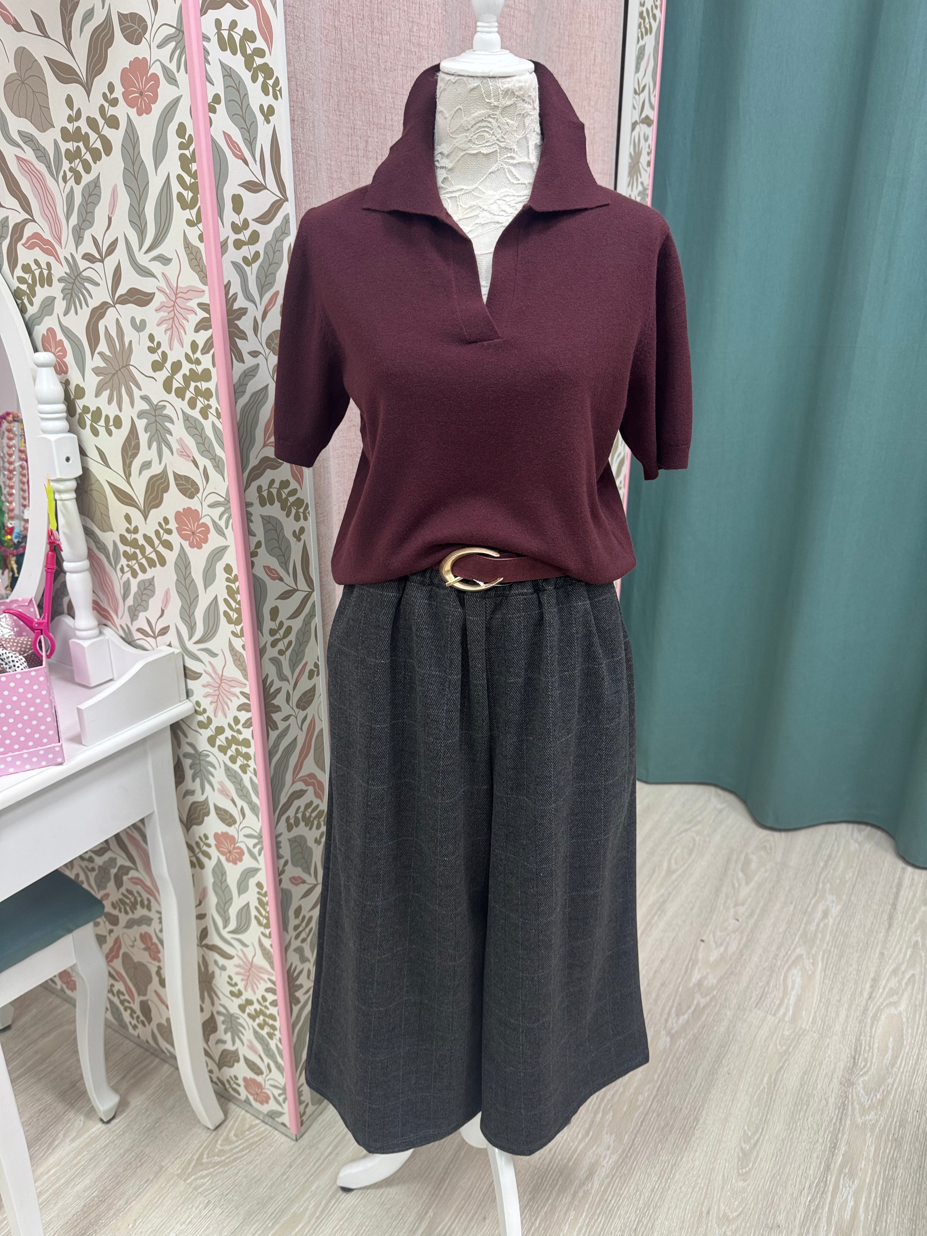 BERMUDAS MIDI PAÑO