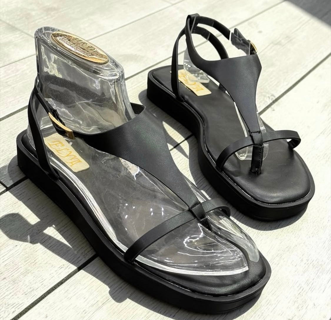 SANDALIAS NEGRAS LIGERA