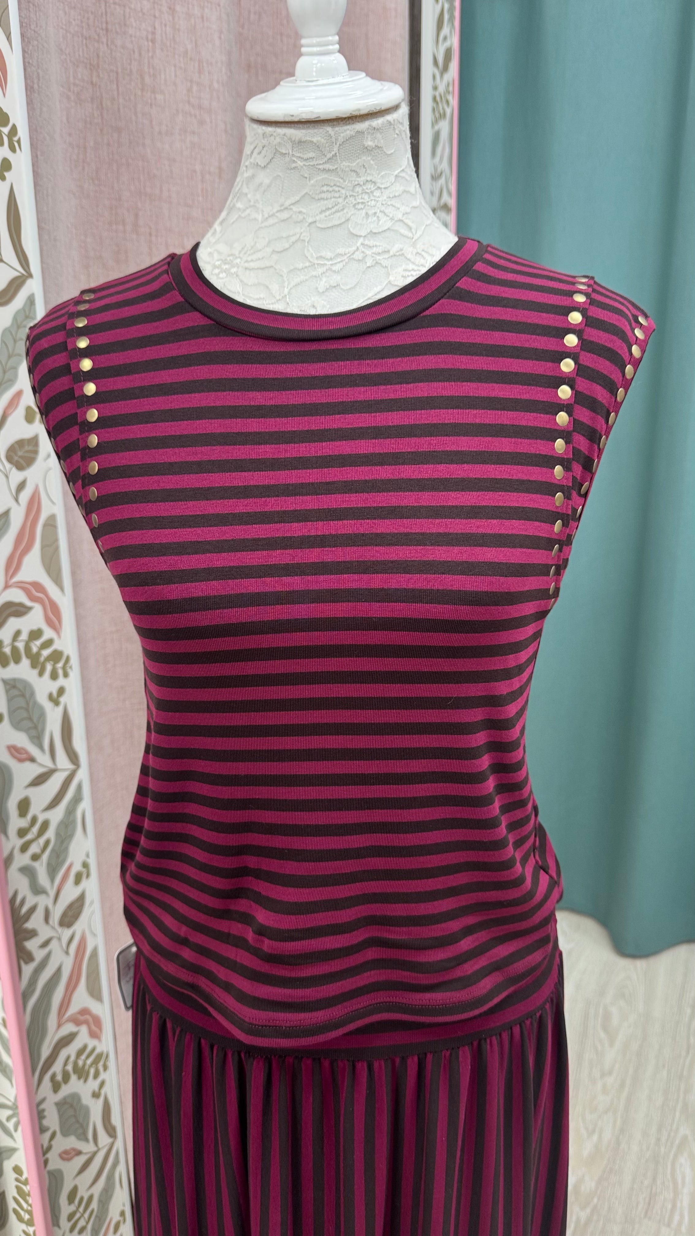 CAMISETA RAYAS Y TACHAS
