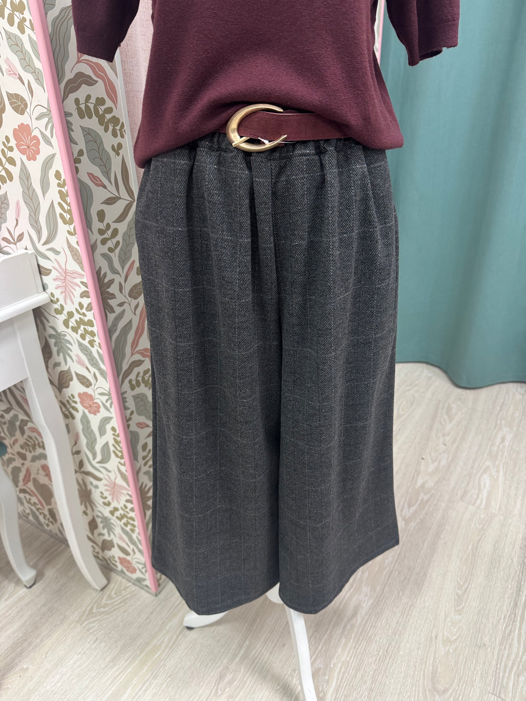 BERMUDAS MIDI PAÑO