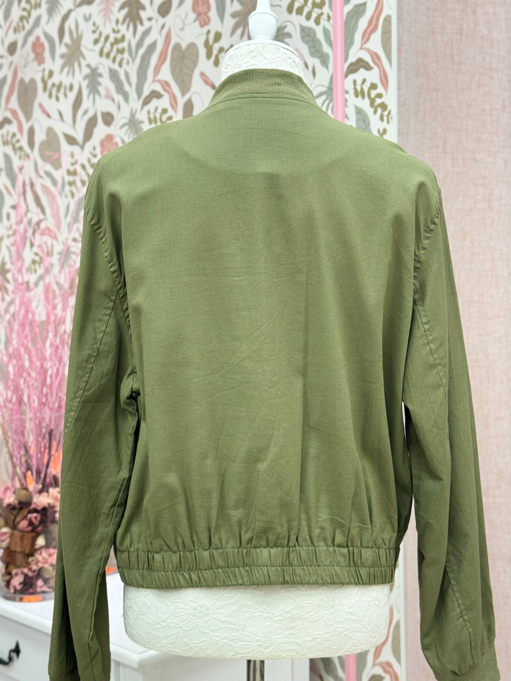 BOMBER LISA VERDE MILITAR