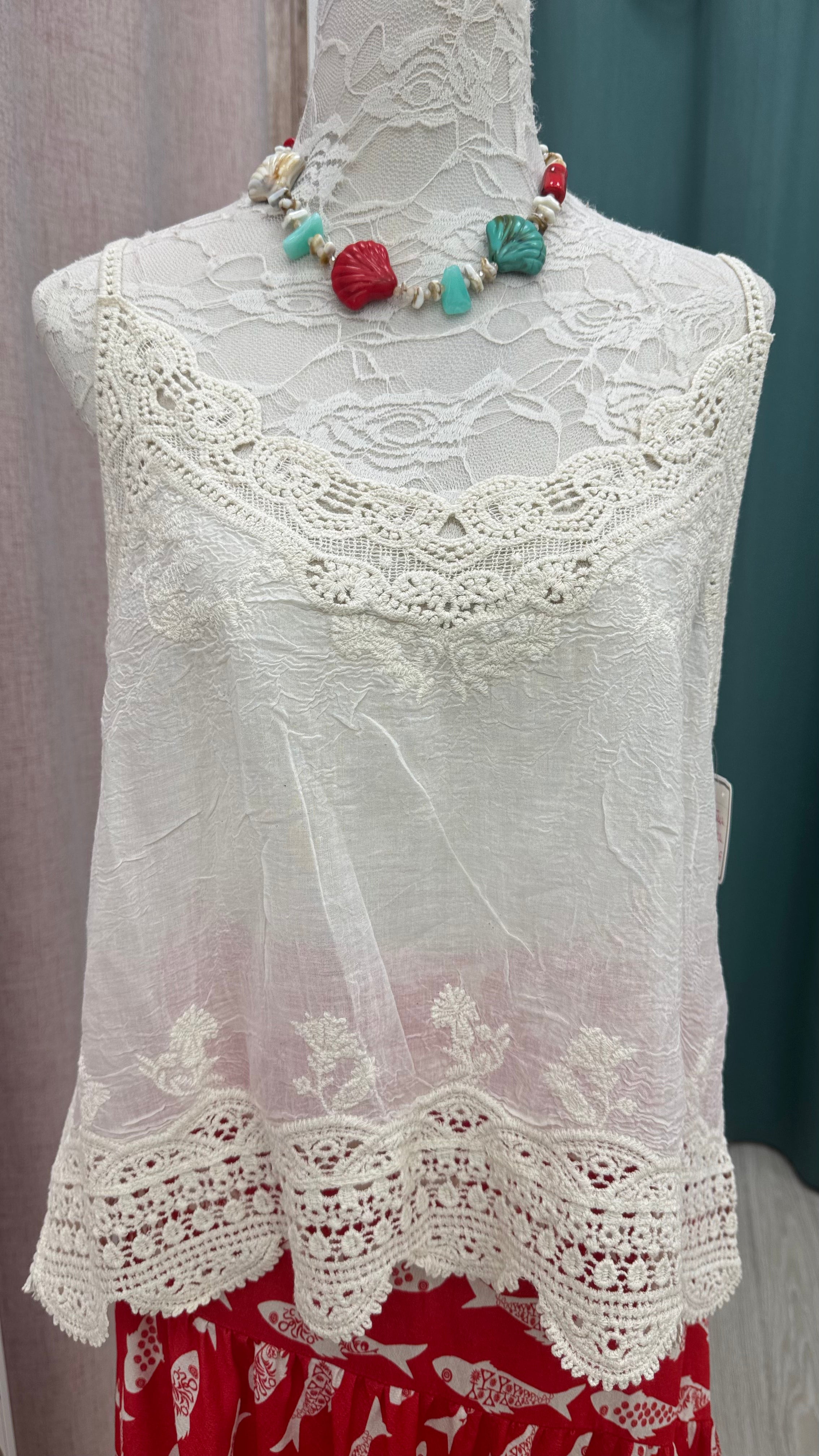 BLUSAS TIRANTES ENCAJE