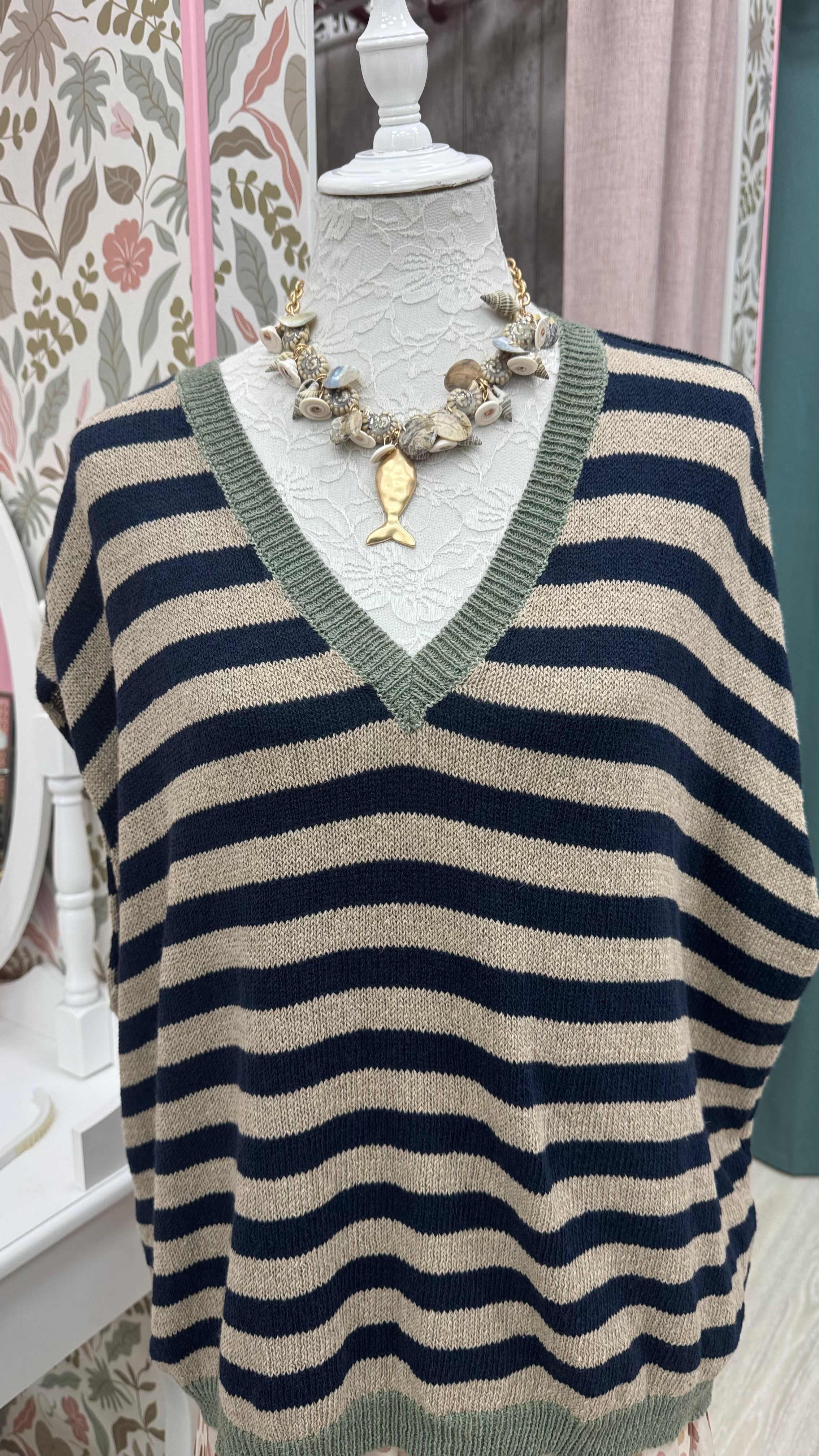 CHALECO HILO FINO OVERSIZE