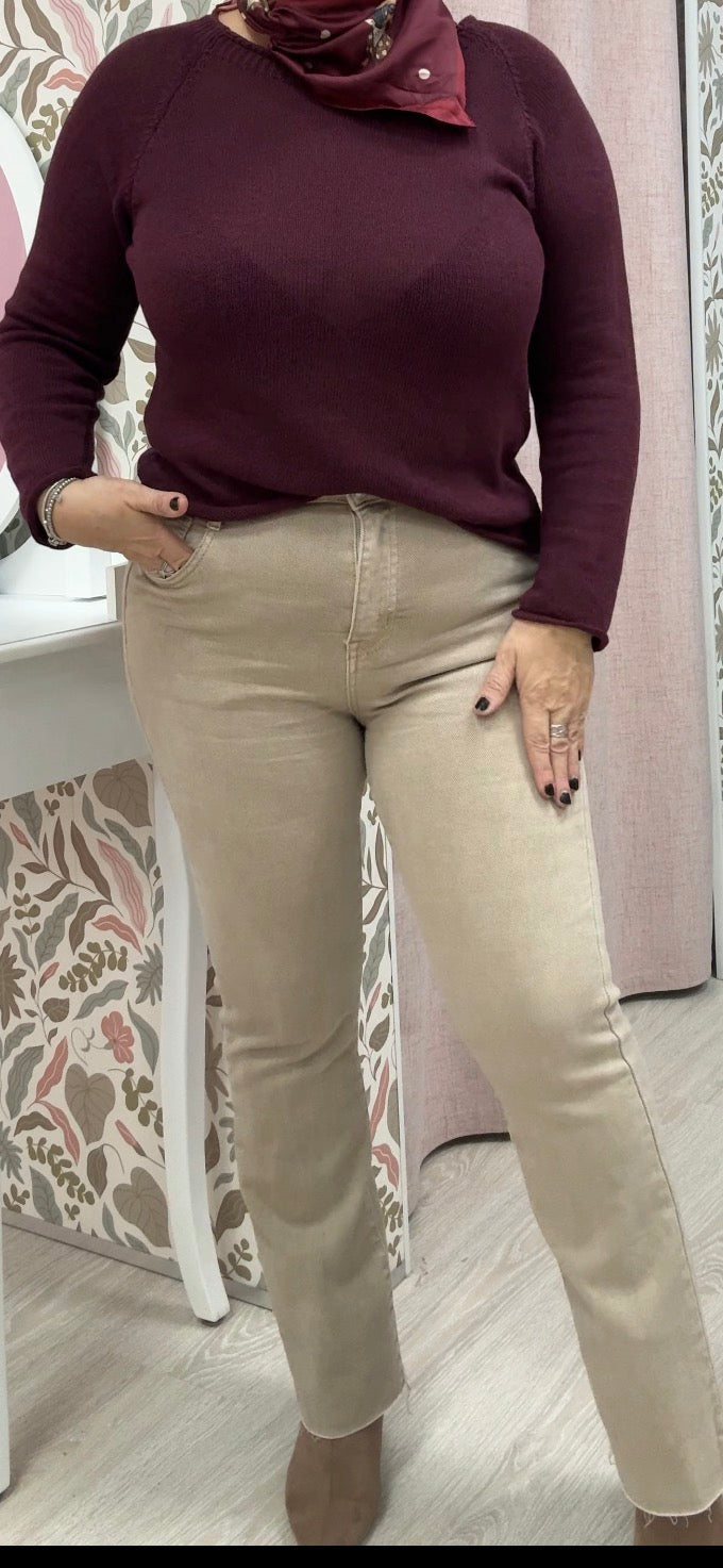 VAQUEROS CAMEL DESFLECADO